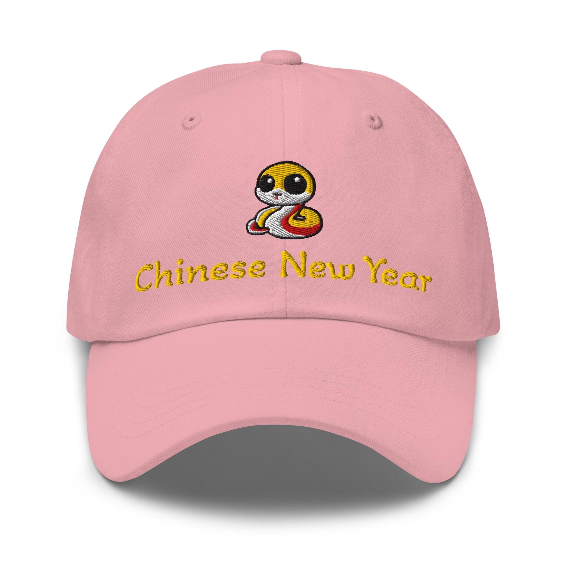 Chinese New Year Hat | Embroidered Dad Hat | Year of the Snake Hat with Cute Snake