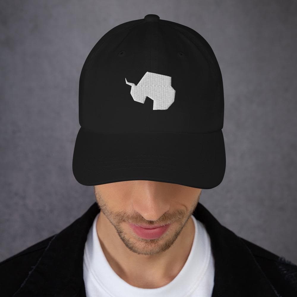 Embroidered Antarctica Hat – Map Design Baseball Cap – Travel & Adventure Gift