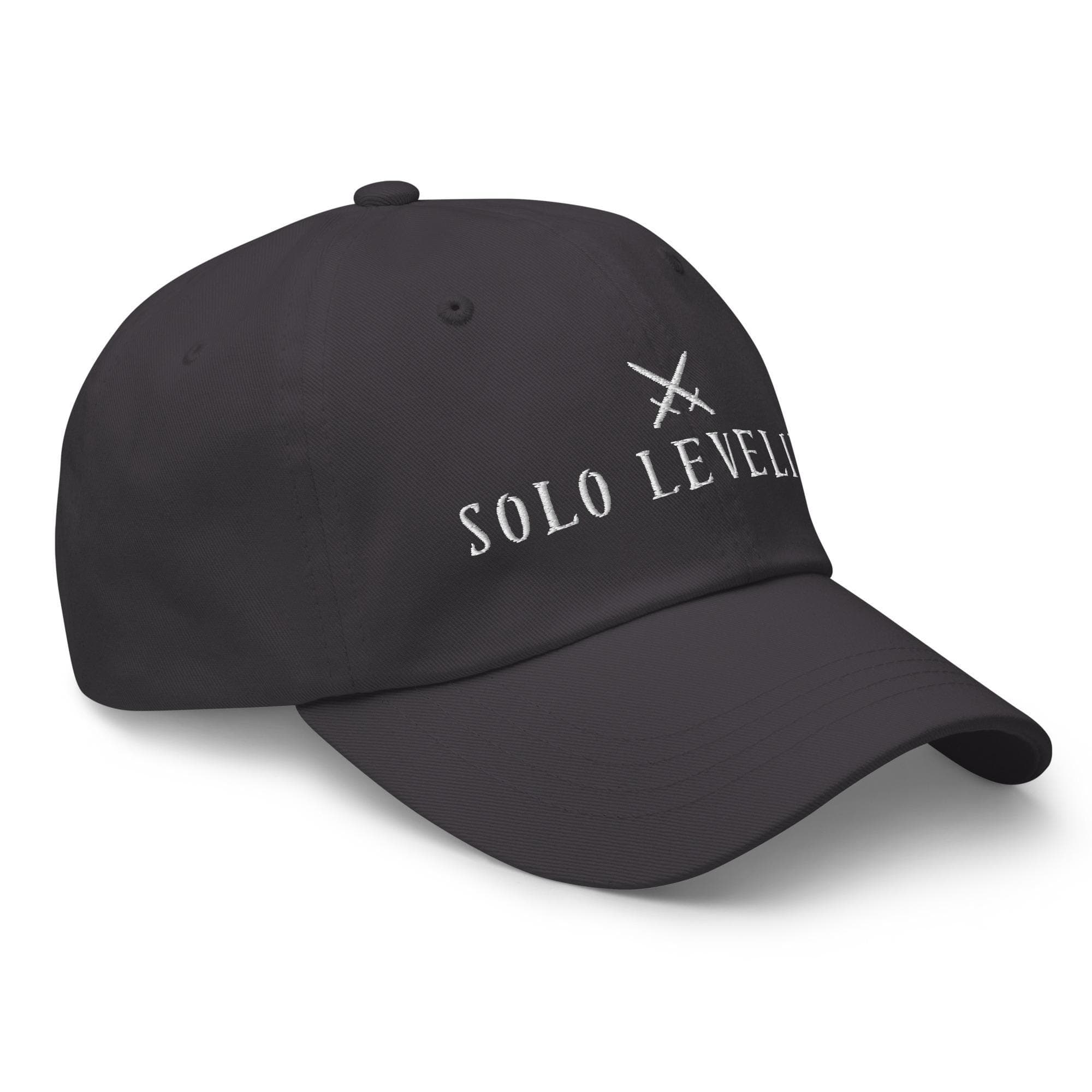 Solo Leveling Embroidered Dad Hat, Anime Baseball Cap, Sung Jin Woo Embroidery, Korean Anime Fan Gift, Adjustable Streetwear Hat for Otaku