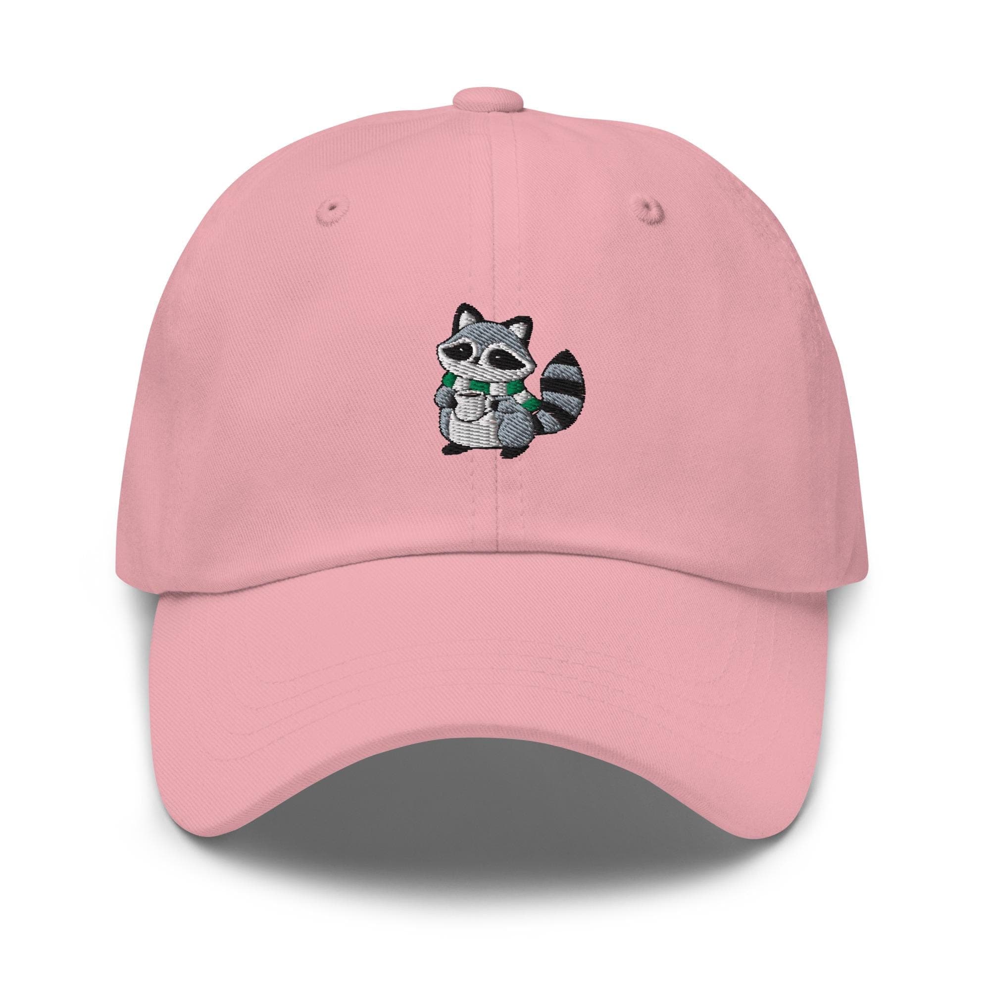 Raccoon Hat Drinking Coffee Embroidered Dad Hat, Gift For Raccoon Lovers Baseball Cap, Dad Cap Gifts, Gift for Dad Gift for Mom Raccoon Hat