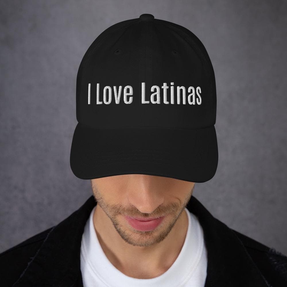 I love latinas Hat Embroidered Dad Cap
latina hat
spanish hat
hispanic hat
funny hat
funny dad hat
funny humor on hat
funny quotes on hat
funny sayings on hat
funny sarcasm hat
funny statement hat
funny gift hat