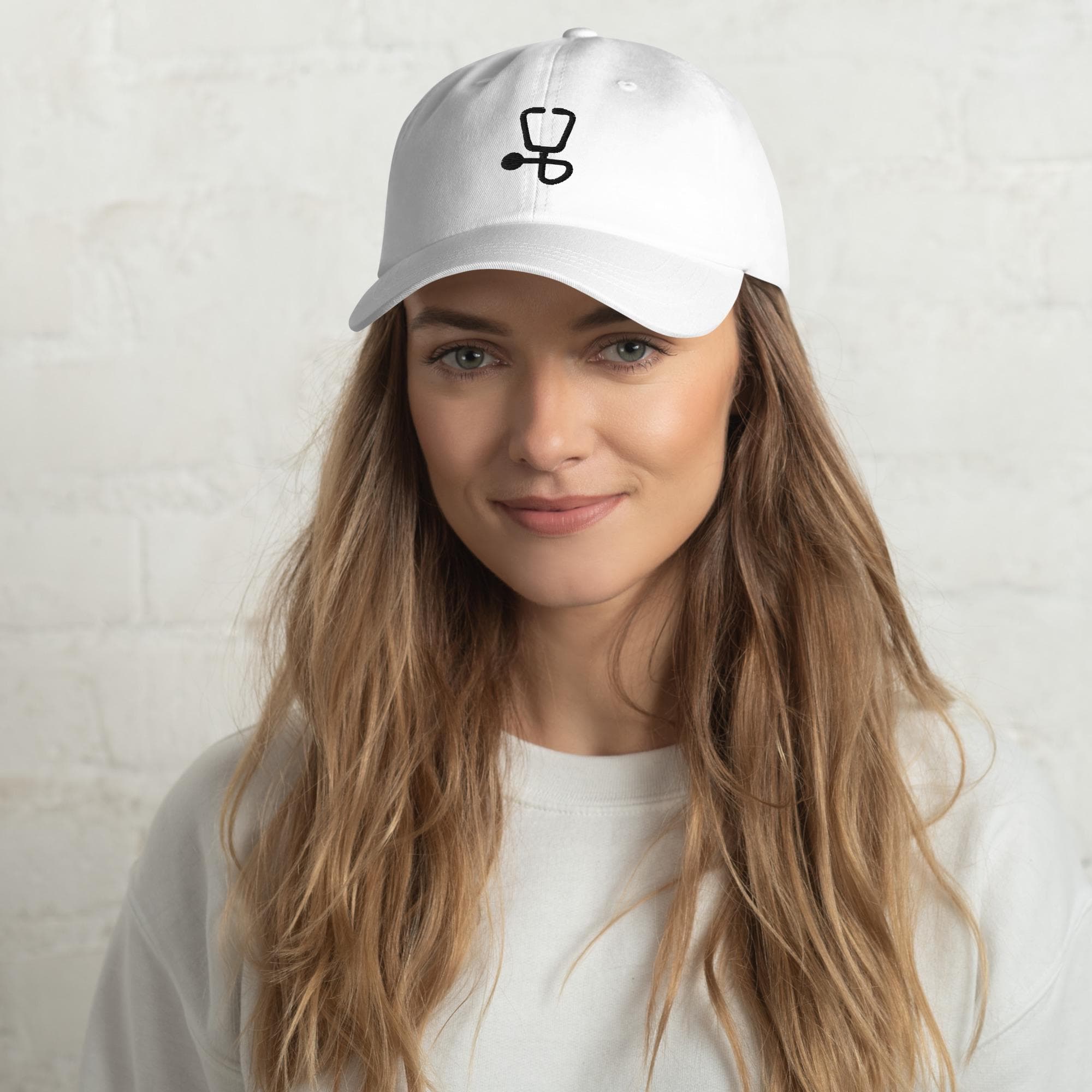 Stethoscope Embroidered Hat | Nurse Doctor Medical Cap | Cute Healthcare Gift