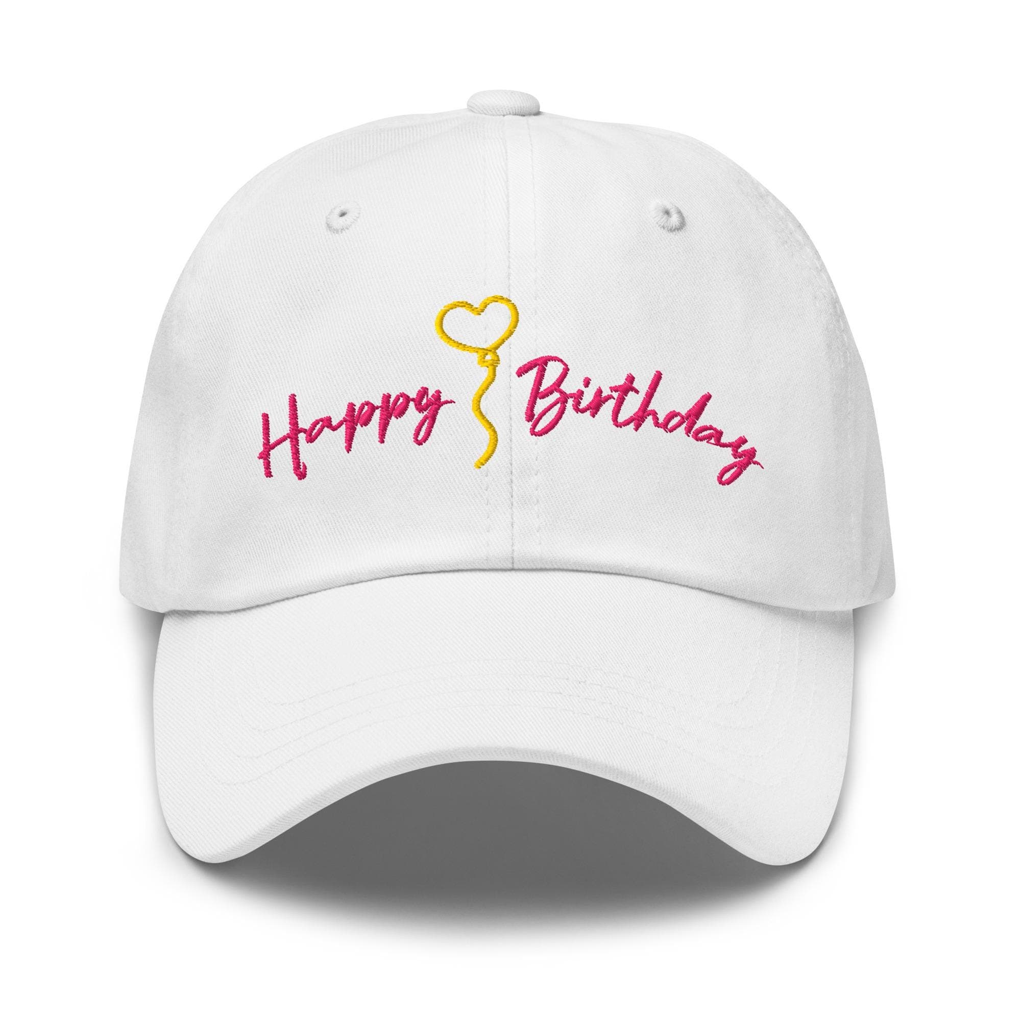 Happy Birthday Cap Embroidered Hat Happy Birthday Hat Pink Hat Teens Birthday Hats for Girls Birthday Gift