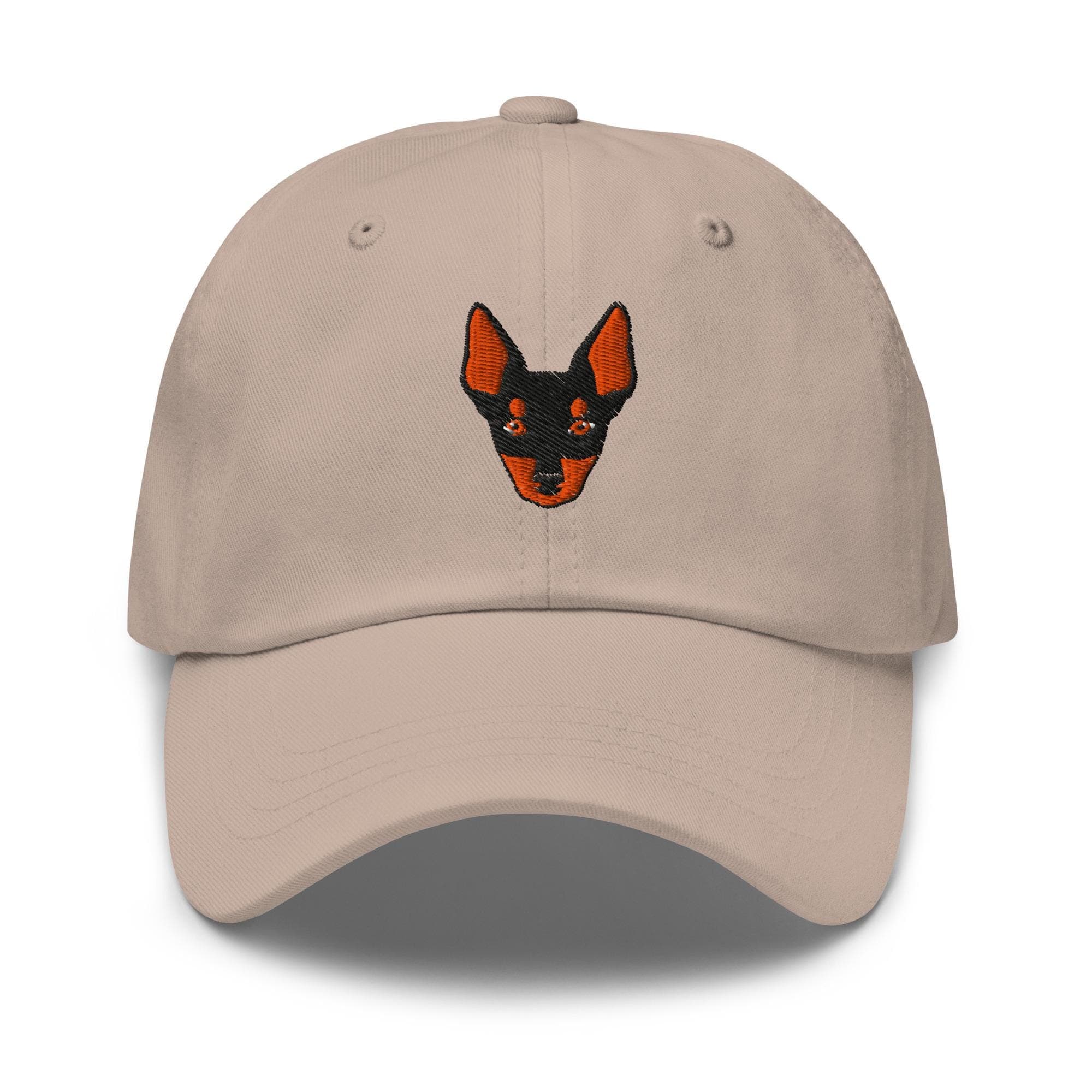 English Toy Terrier Hat Embroidered Hat Gift for Dog Owner Gift for Dad Cute Small Dog Gift Hat Gift for Dog Mom Gift for Dog Dad Hat
