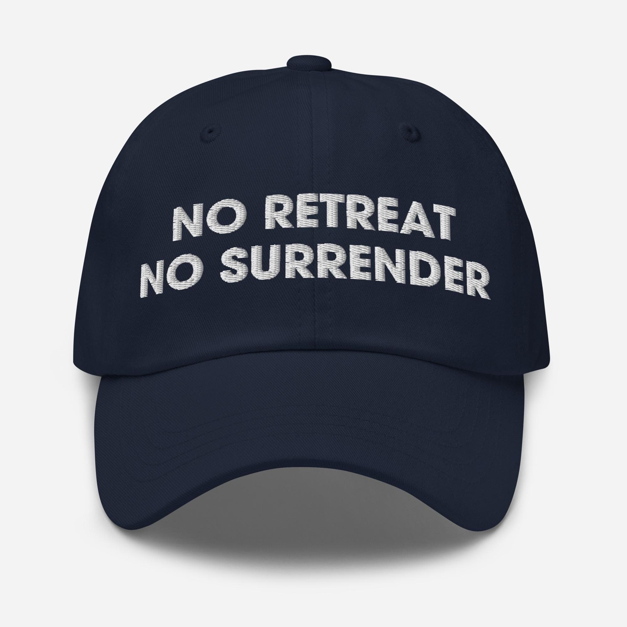 No Retreat No Surrender Hat | Embroidered Dad Hat | Adjustable Buckle Baseball Cap taekwondo hat
fitness hat
gym hat
motivational hat
dad hat for gym
quotes on hat
sayings on hat
statement hat
gift for dad
gift for mom
gift for friend