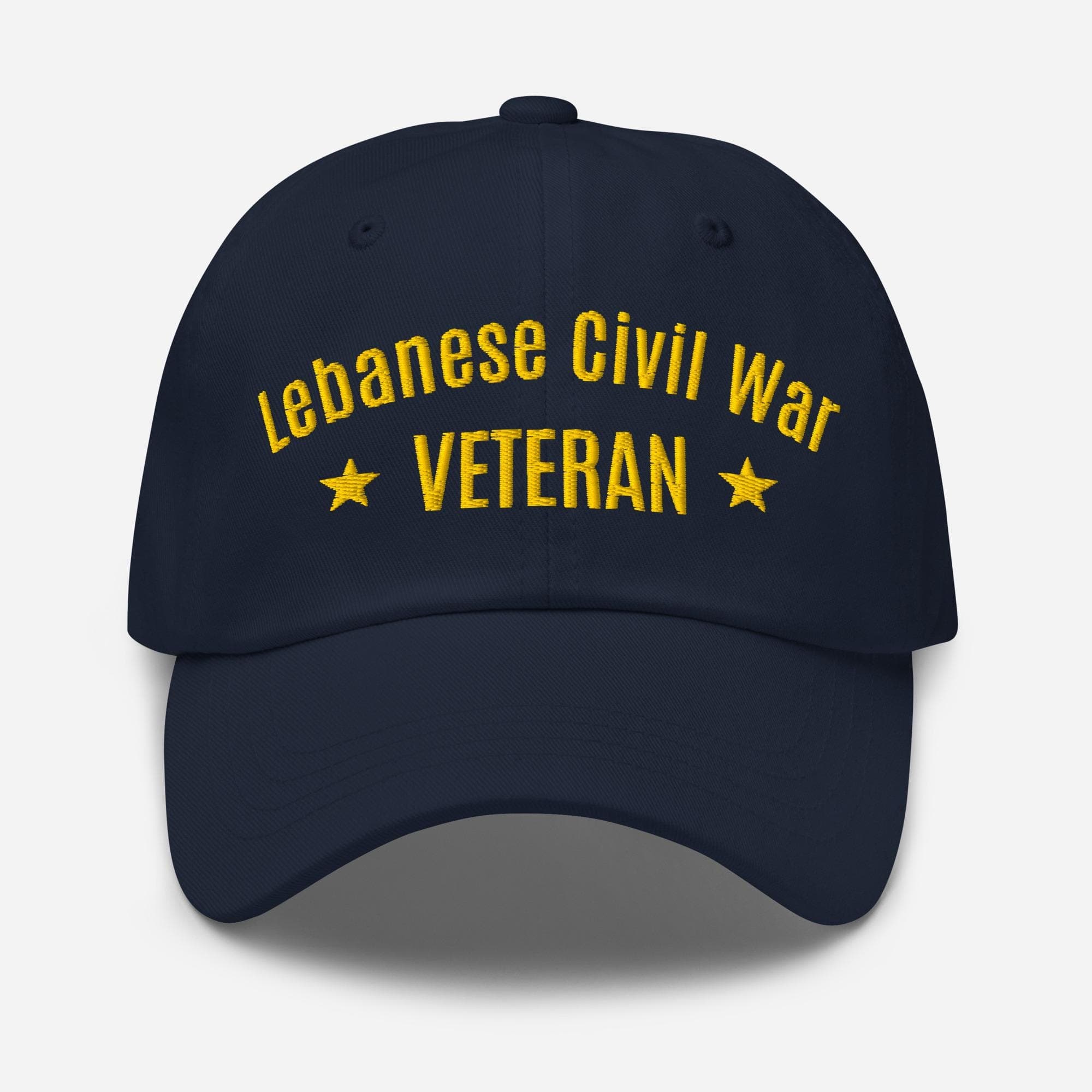 Lebanese Civil War Veteran Dad Cap | Military Tribute Hat for Lebanon Heroes