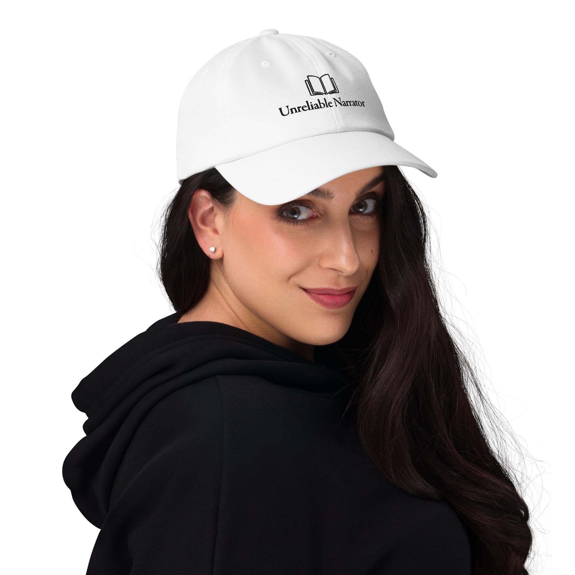 Unreliable Narrator Dad Cap | Book Lover Baseball Hat | Literary Gift for Book Readers Writers