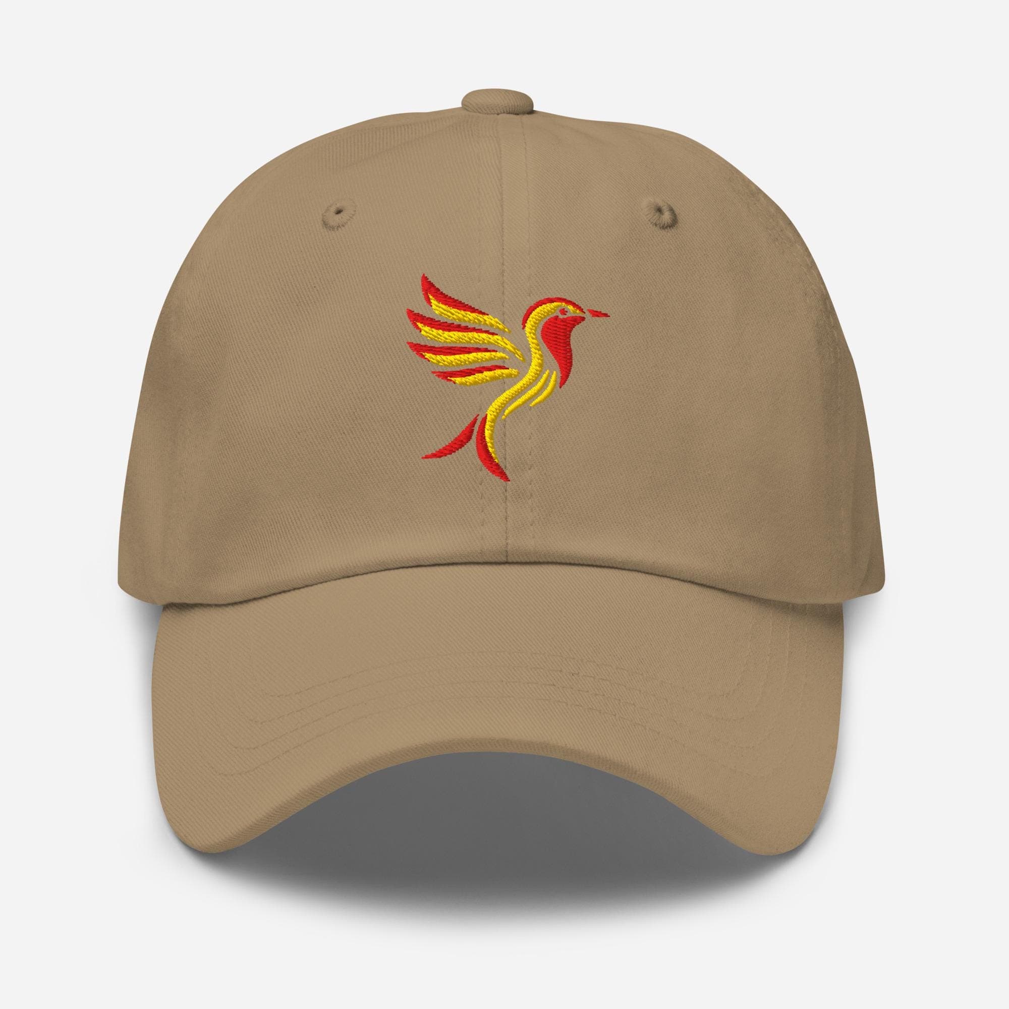Flame Bird Hat Embroidered Dad Cap 
red and yellow bird
bird logo
cute bird
aesthetic bird
colorful bird
gift for kid
gift for teens
for bird lover
for bird owners
bird cap
wildlife bird
hat with bird