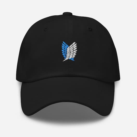 Wings of Freedom Embroidered Cap | Anime Baseball Hat | Scout Regiment Hat | AOT Gift for Fans
