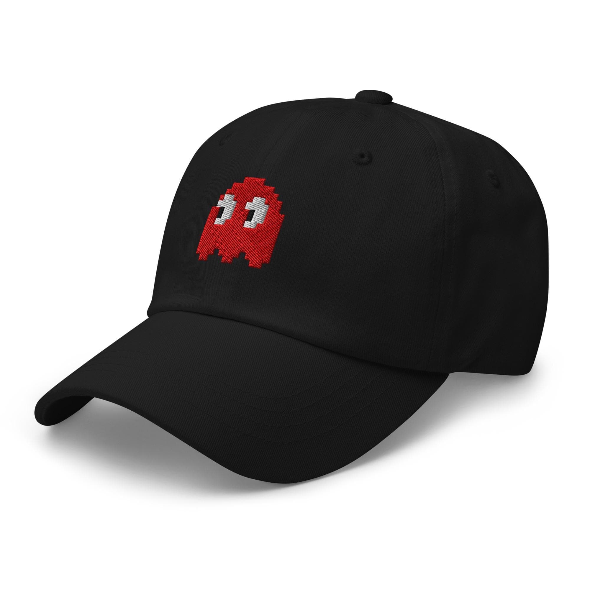 Pacman Ghost Embroidered Hat – Retro Arcade Game Dad Cap, Vintage Gamer Gift Baseball Cap