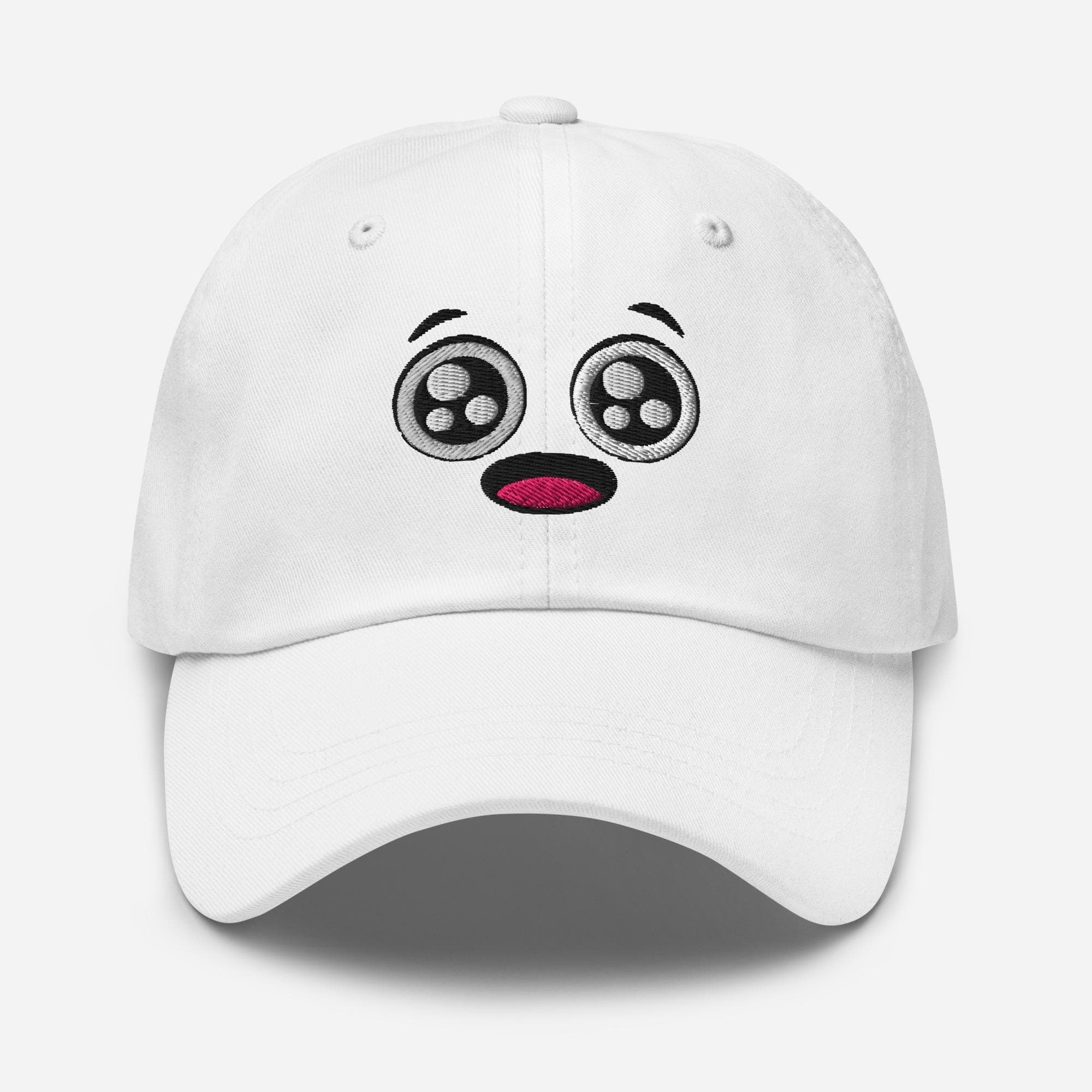 Embroidered Cartoon Face Hat – Cute Inspired Character Cap – Fun Unisex Baseball Hat
