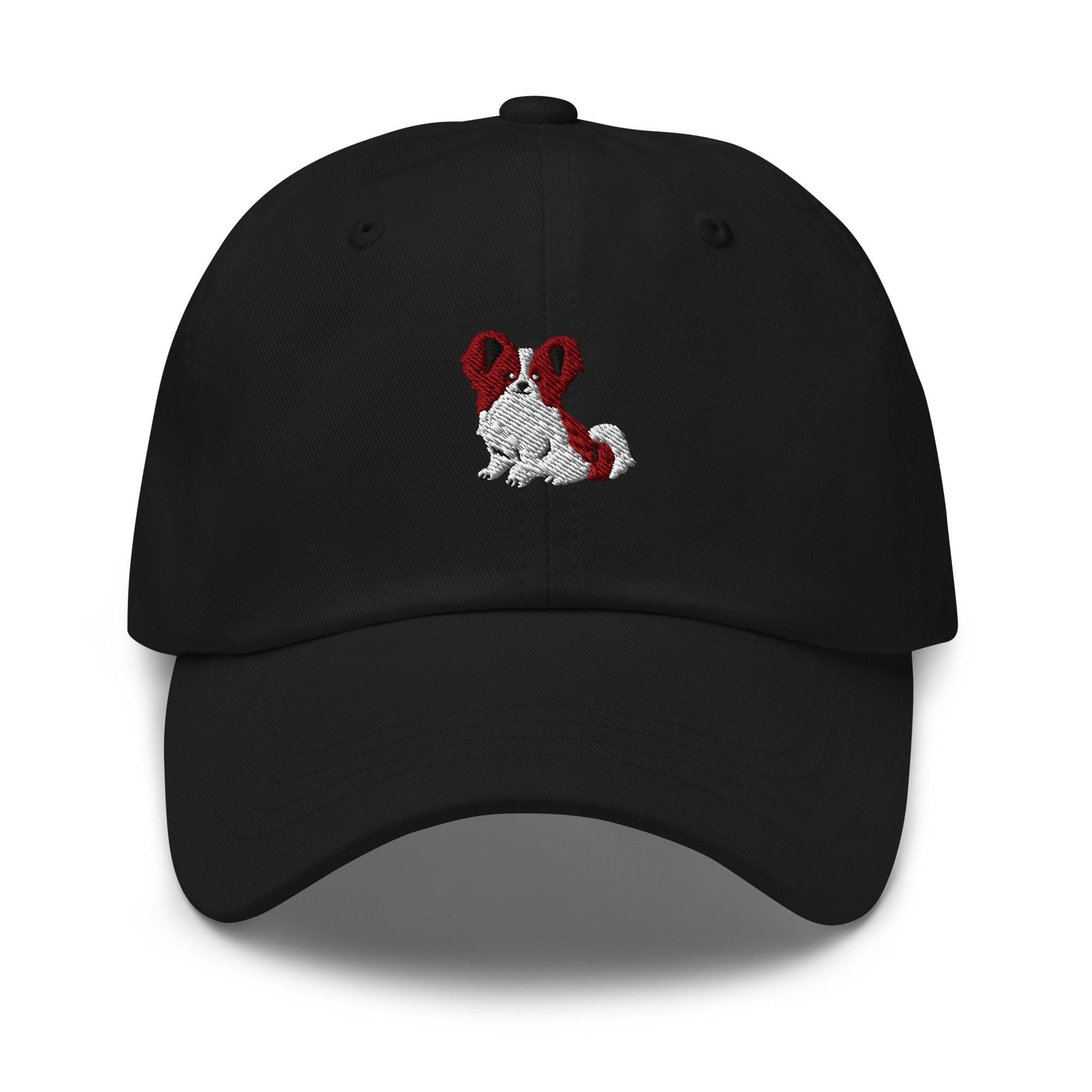 Papillon Hat Embroidered Dad Hat Cute Papillon Cap Gift for Dad Dog Animal Lover Gift for Papillon Dog Owner Cute Small Dog Gift Hat