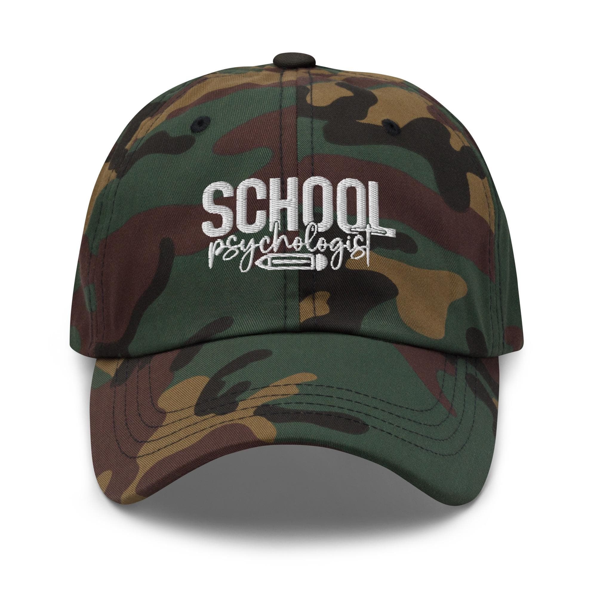 School Psychologist Embroidered Dad Hat Gift for Dad Mental Hat Self Care Hat Self Love Hat Therapy Hat Mental Health Awareness Cap Inspired