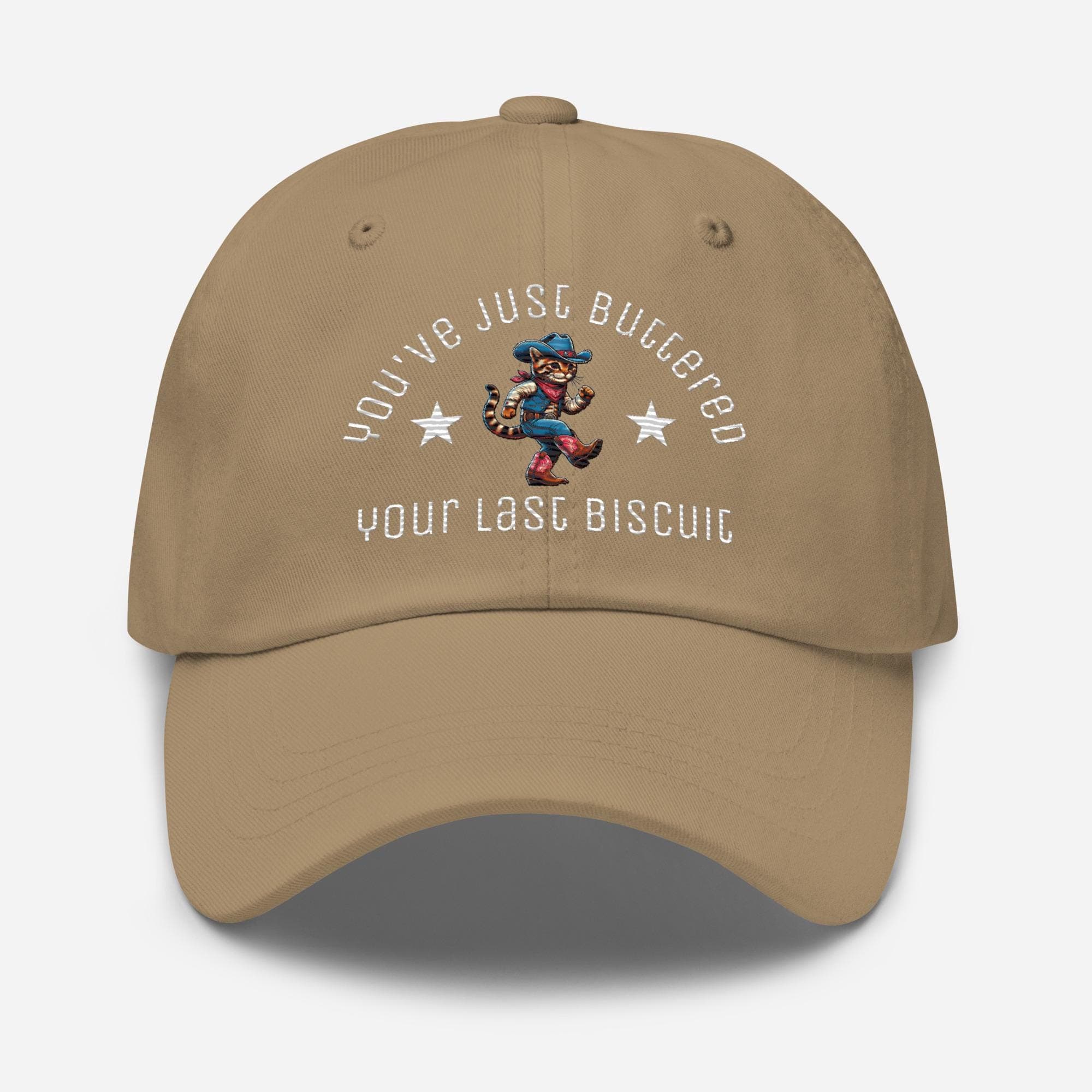 Youve just buttered your last biscuit Hat Embroidered Dad Hat meowdy partner
funny cowboy shirt
cowboy cat
funny cat clothes
yeehaw shirt
cat meme
last haw
cottagecore
meme tshirt
graphic tee
rootin tootin
cat sweatshirt
funny cat hat