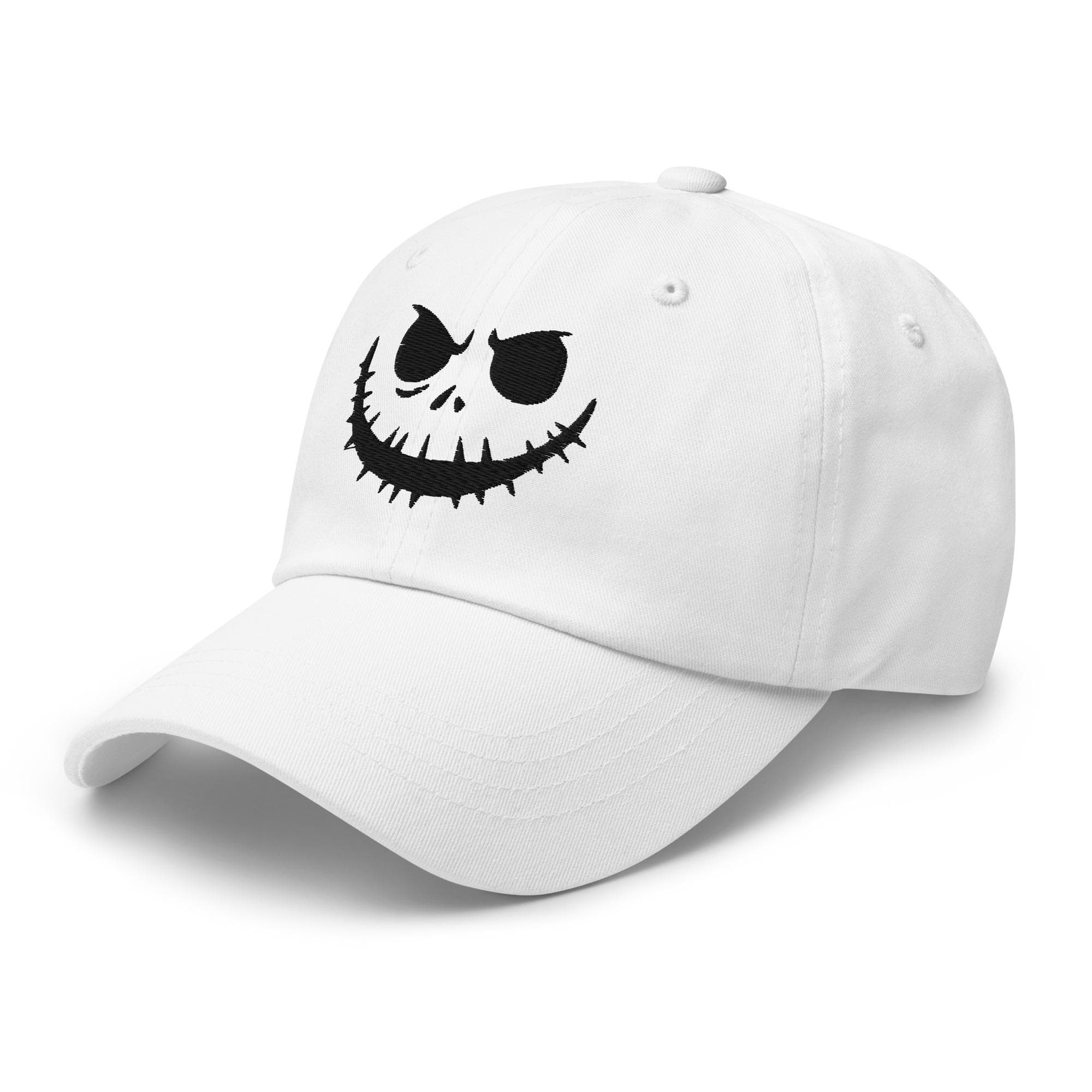 Halloween Smiles Jack Embroidered Dad Hat, Spooky Baseball Cap , Smiling Pumpkin Face Hat, Halloween Gift for Him or Her