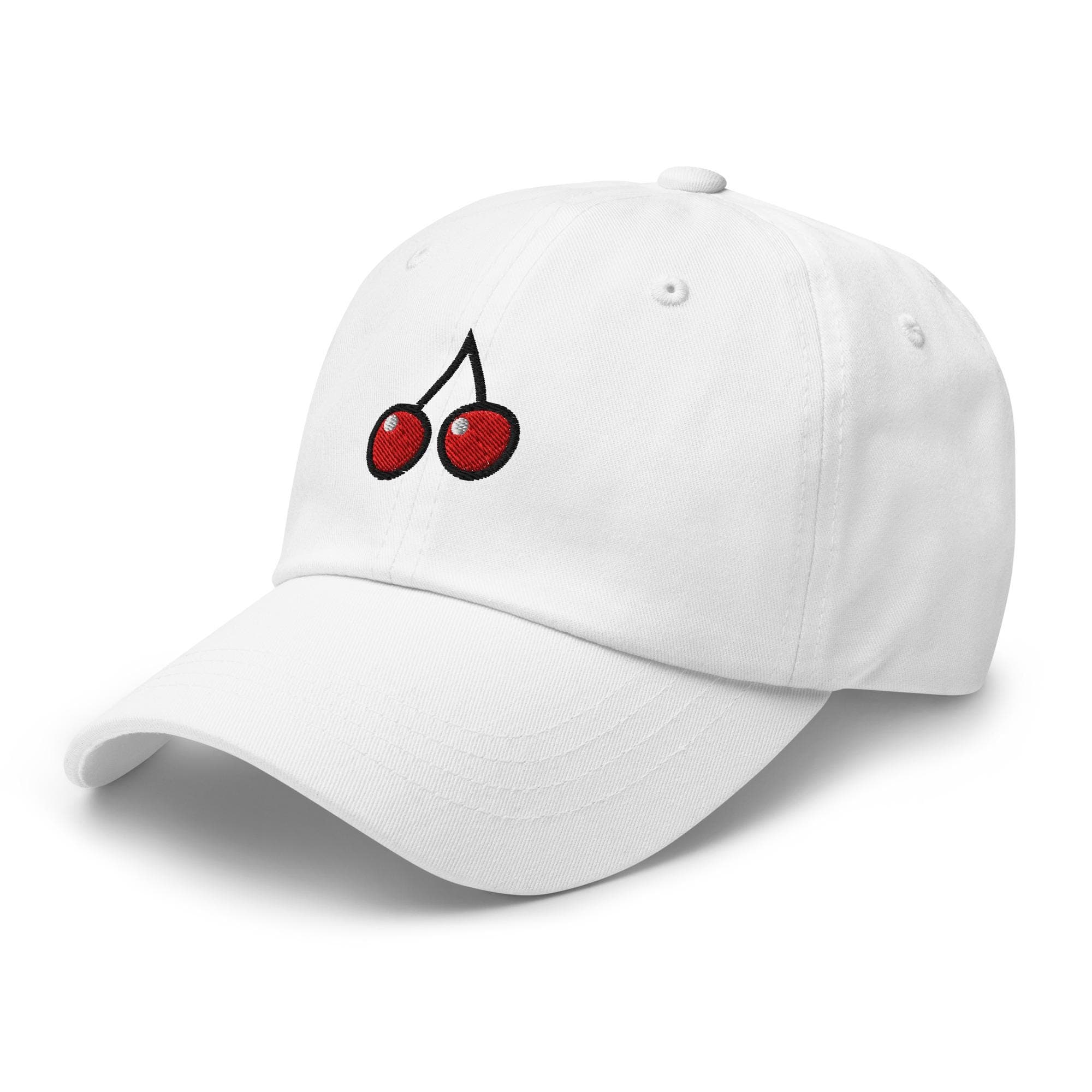 Cherry Embroidered Cap | Cute Fruit Hat