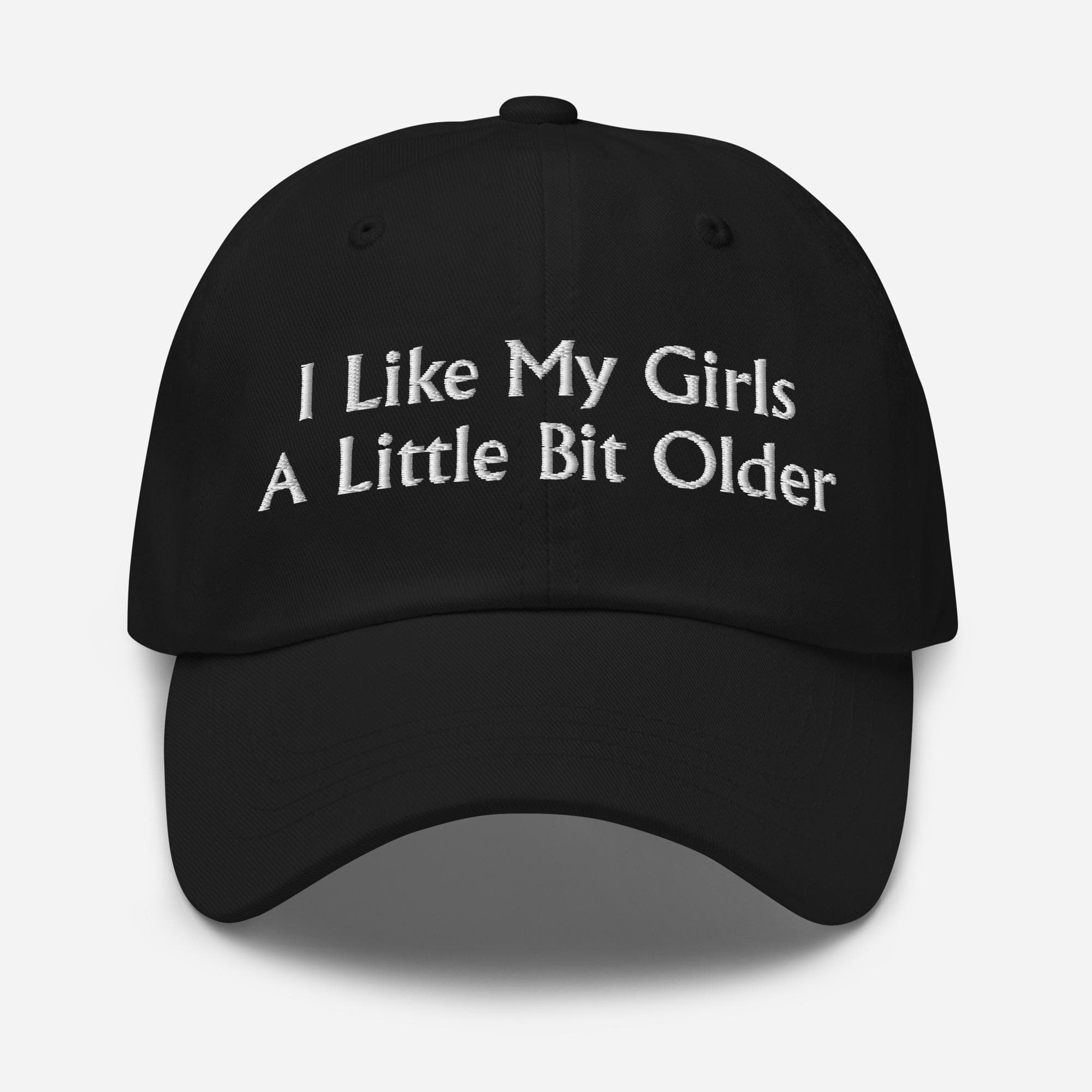 I Like My Girls A Little Older Embroidered Cap | The Outfield Your Love Hat | 80s Music Fan Gift | Retro Band Baseball Cap