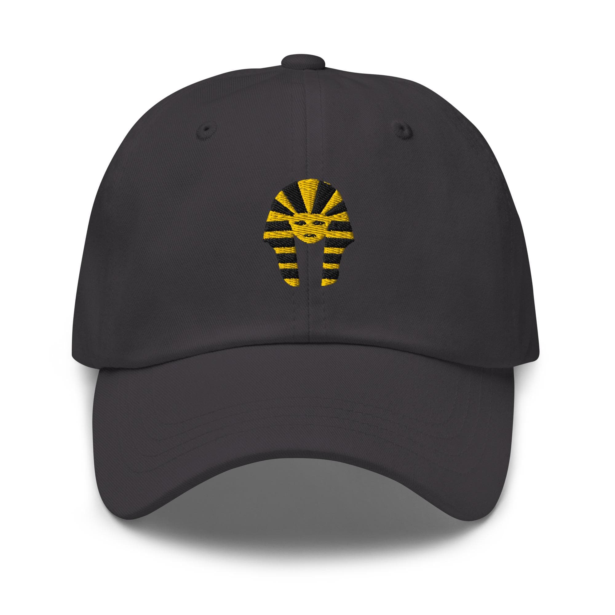 King Tut Embroidered Premium Dad Cap Baseball Cap Egyptian Hieroglyphs King Tut Hat Persian Hats Horus Hat Black Cat Gift for her Egypt Cap