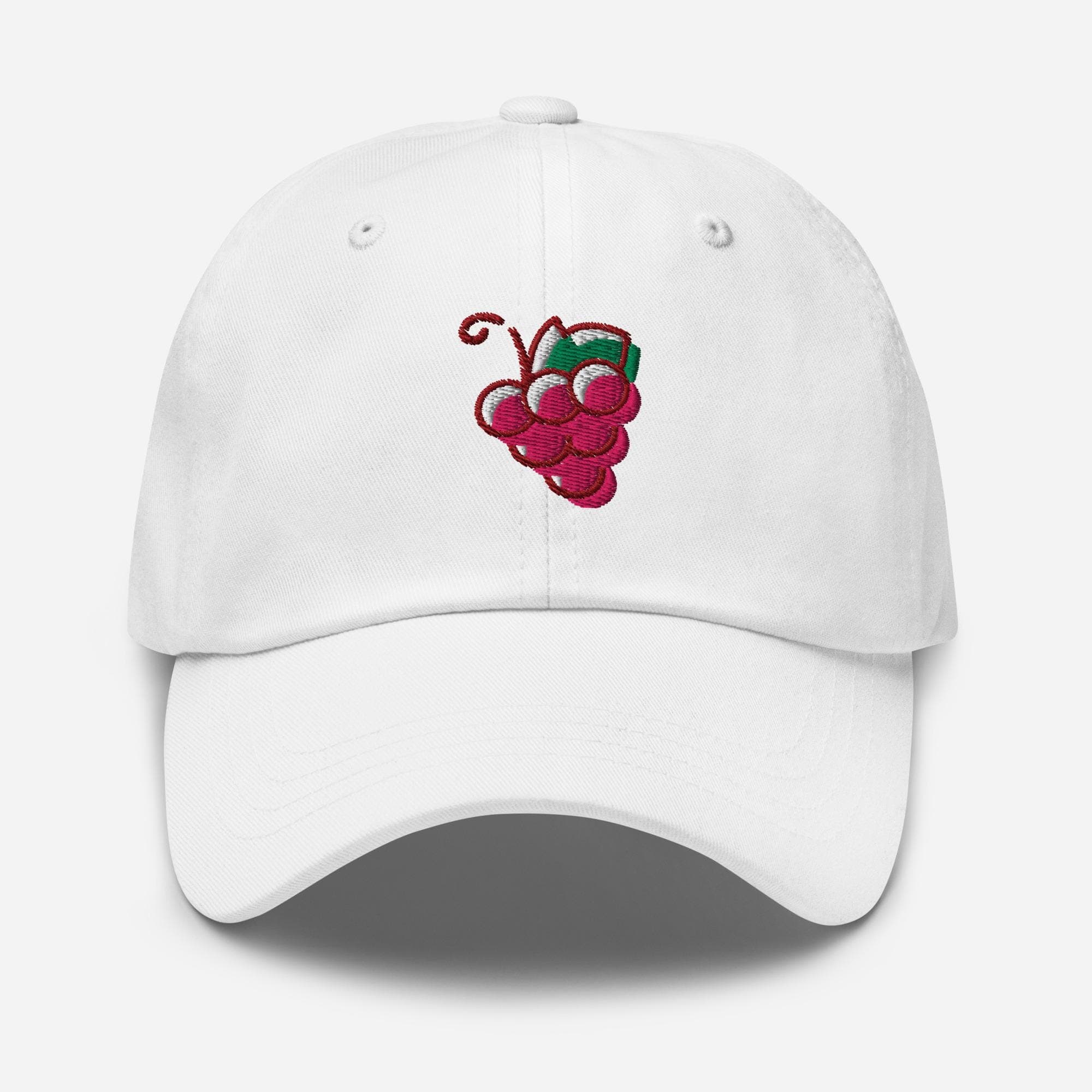 Cute Grapes Baseball Dad Cap | Fruit Embroidered Hat | Summer Casual Adjustable Cap | Cute Gift for Fruit Lovers