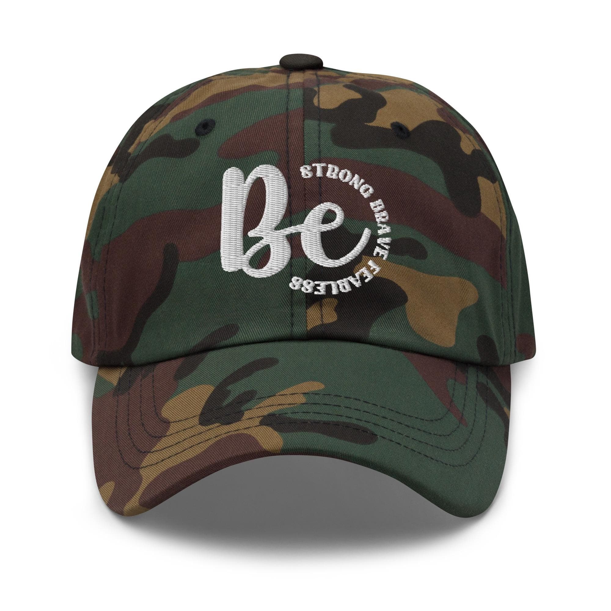 Be Strong Brave Fearless Embroidered Dad Hat Gift for Dad Mental Hat Self Care Hat Self Love Hat Therapy Hat Mental Health Awareness Cap