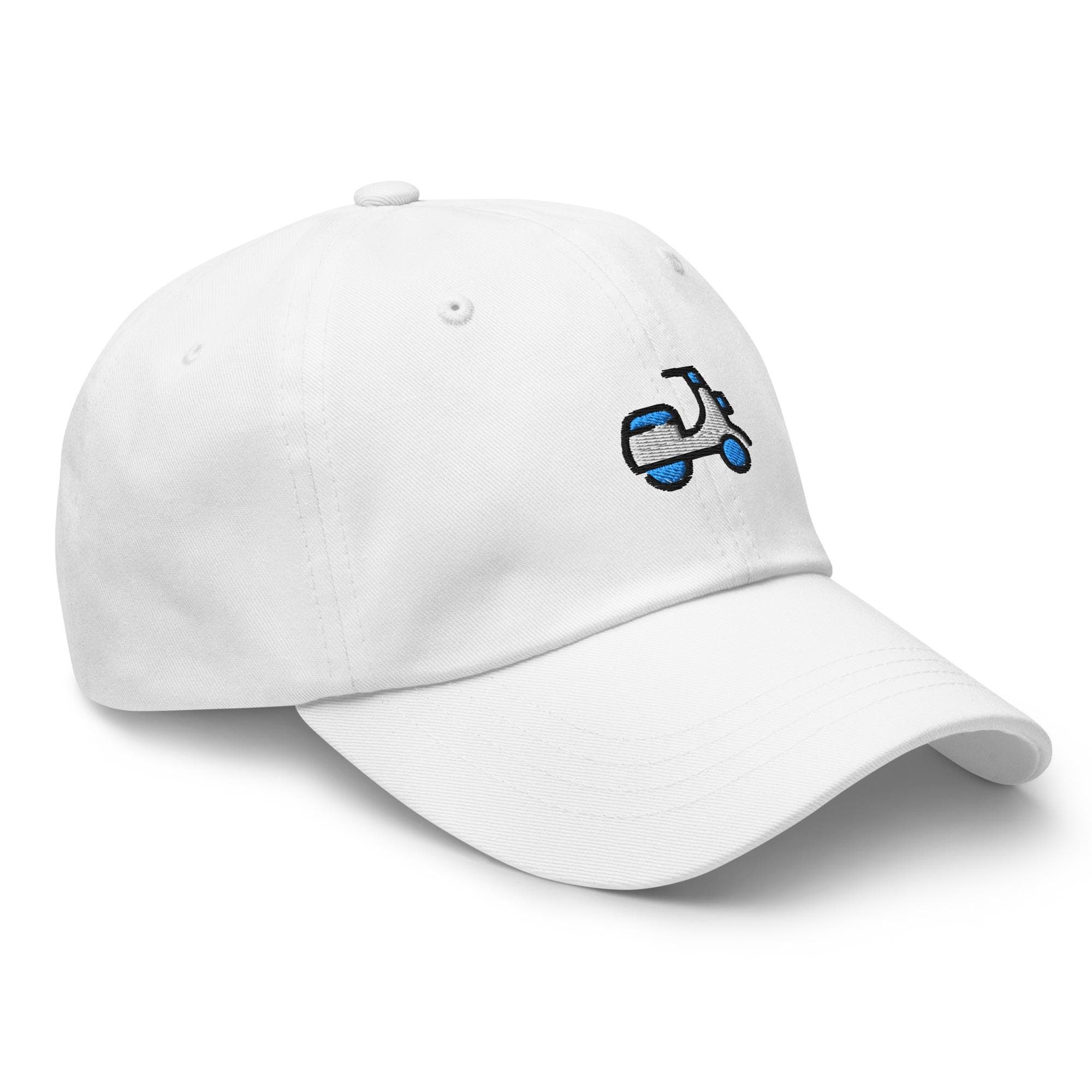 Cute Scooter Embroidered Hat, Bike Rider Baseball Cap, Aesthetic Embroidery Dad Hat, Unique Gift for Cyclist or Scooter Lover