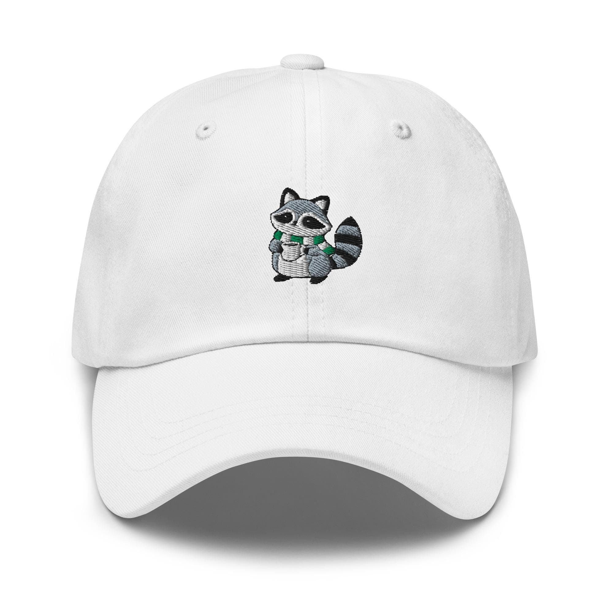 Raccoon Drinking Hat Embroidered Cap | Funny Animal Dad Hat | Party Raccoon Baseball Cap | Gift for Men Women