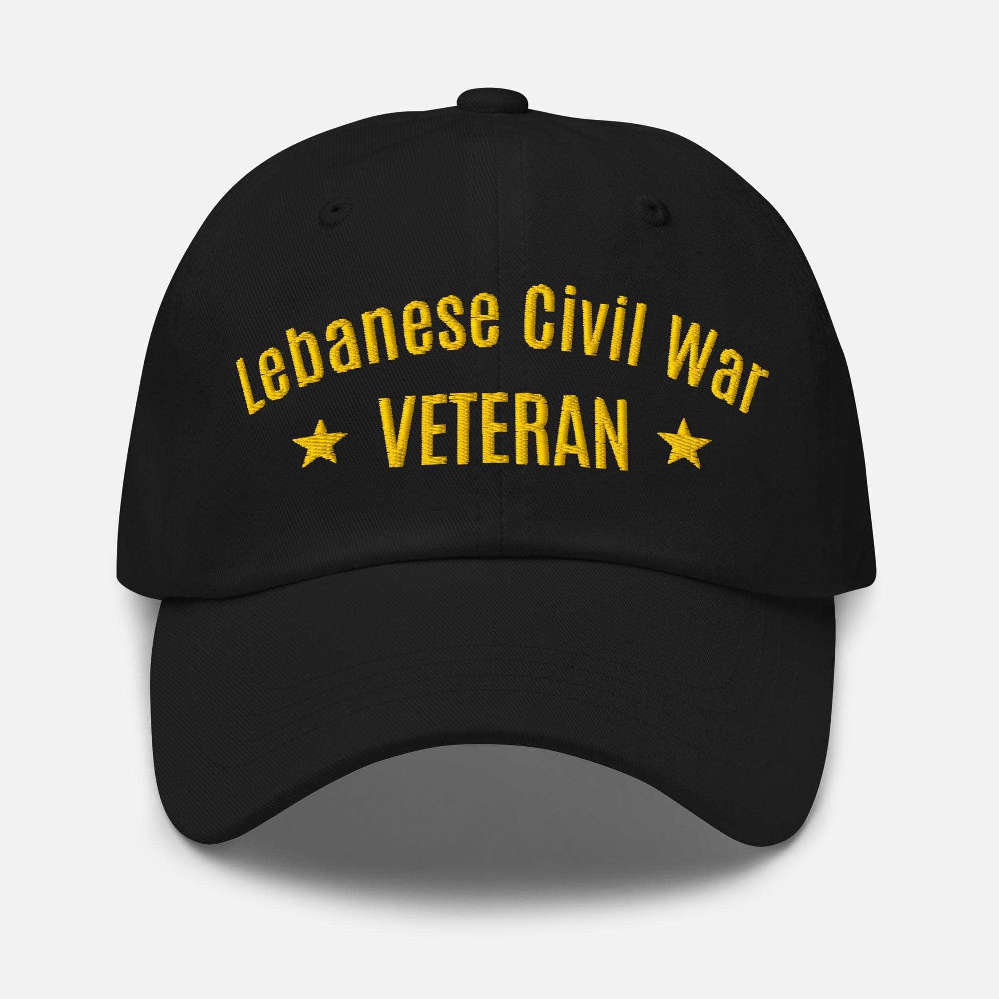 Lebanese Civil War Veteran Dad Cap | Military Tribute Hat for Lebanon Heroes