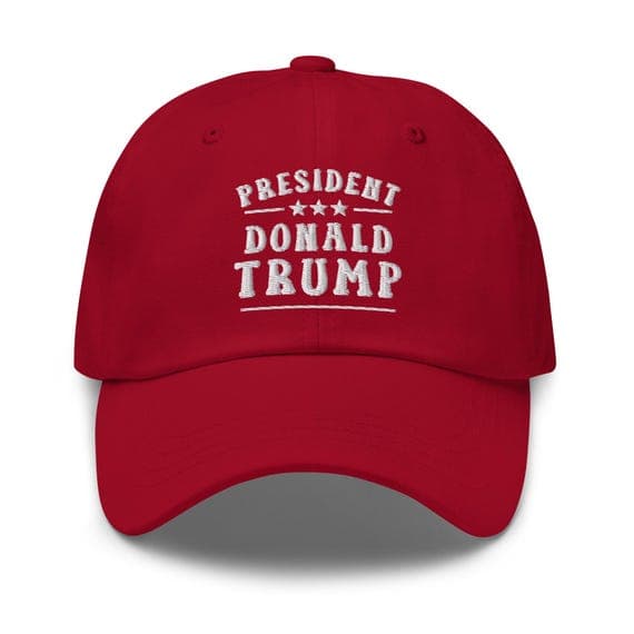 President Donald Trump Hat Embroidered Hat 45 47 Hat Trump 2025 Hat USA Baseball Hat Gift for Dad Gift for Friend Make America Great Again
