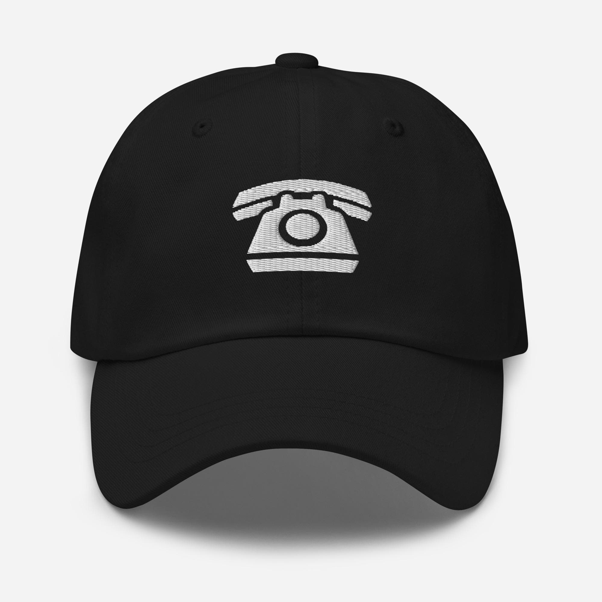 Retro Rotary Phone Hat Embroidered Cap | Vintage Phone Cap | 90s Y2K Aesthetic Dad Hat Gift