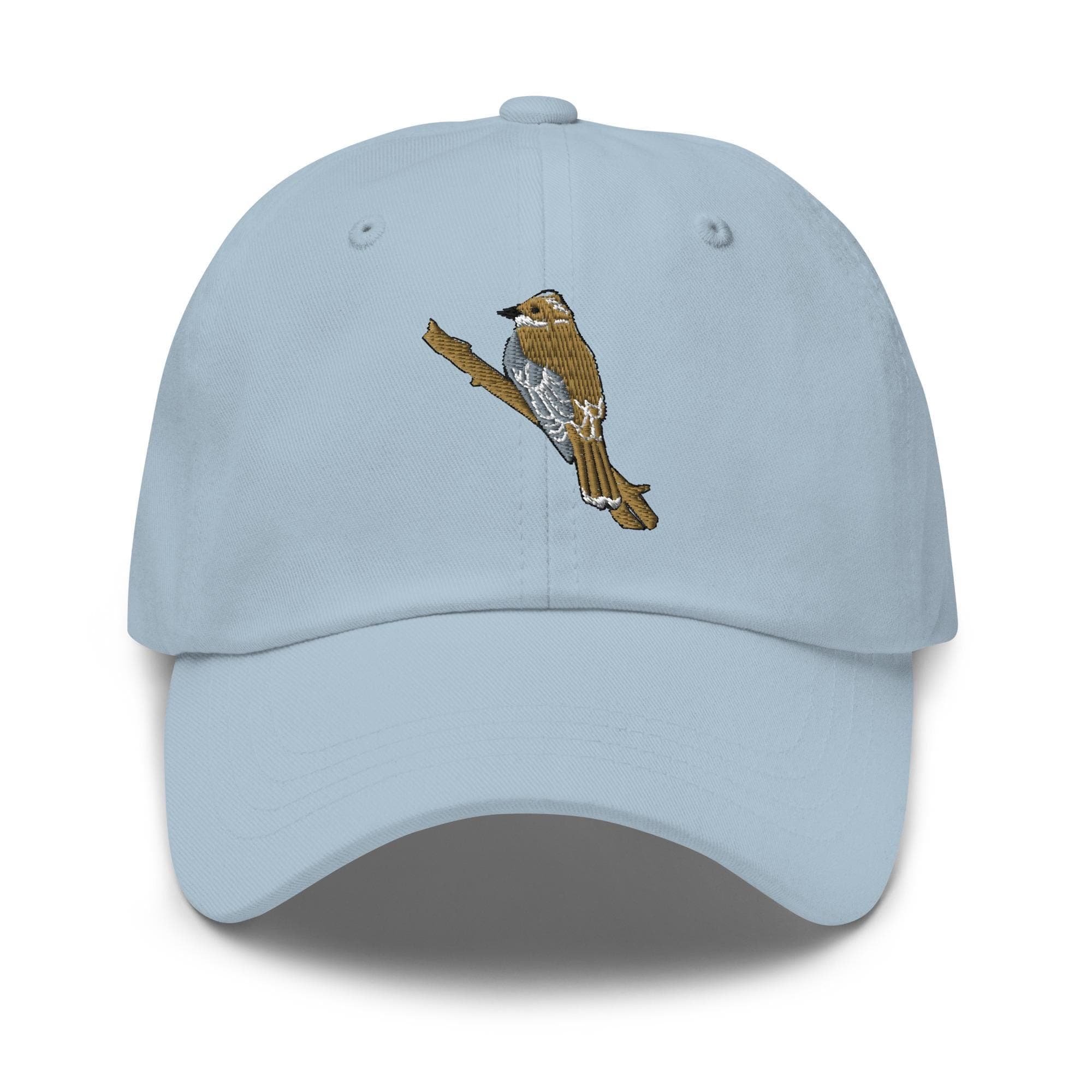 Perching Bird hat Songbird Hat Embroidered Hat Gift for Men Women Nature Lover Wildlife Black Capped Chickadee Gift for Bird Watcher
