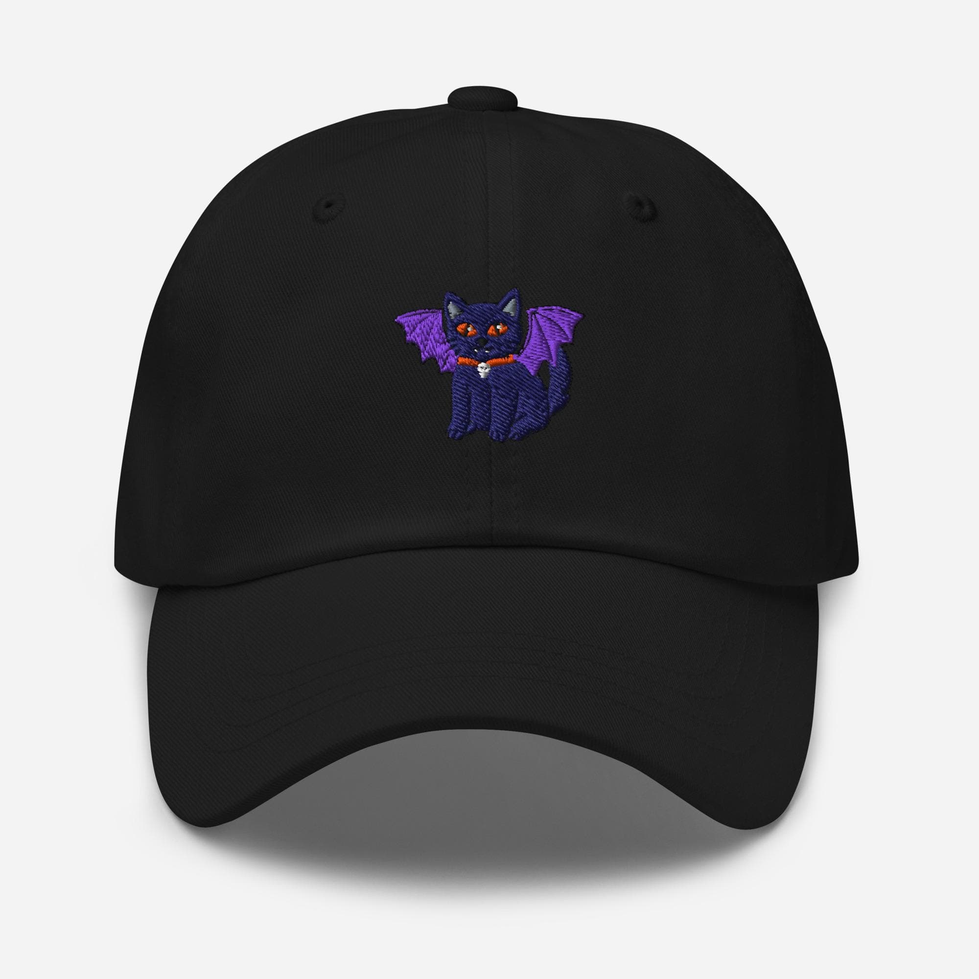 Vampire Cat Hat Embroidered Dad Cap cat vampire
cat vampire hat
cat hat
hat with vampire cat
hat with cat
halloween cat
cat with wings
funny cat hat
violet cat
black cat
funny black cat