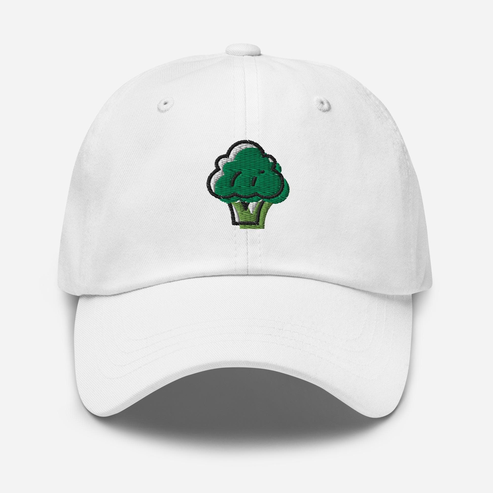 Cute Broccoli Dad Cap | Funny Vegetable Baseball Hat | Plant Lover Gift | Kawaii Broccoli Embroidery | Unisex Adjustable Cap