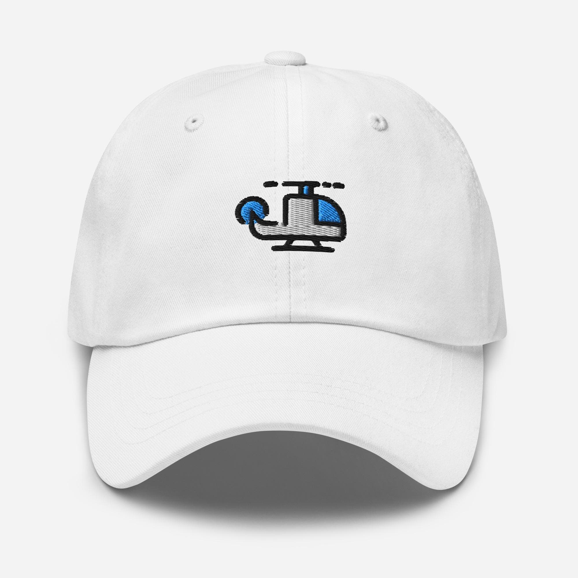 Embroidered Helicopter Hat – Cute Aviation Cap for Kids & Adults