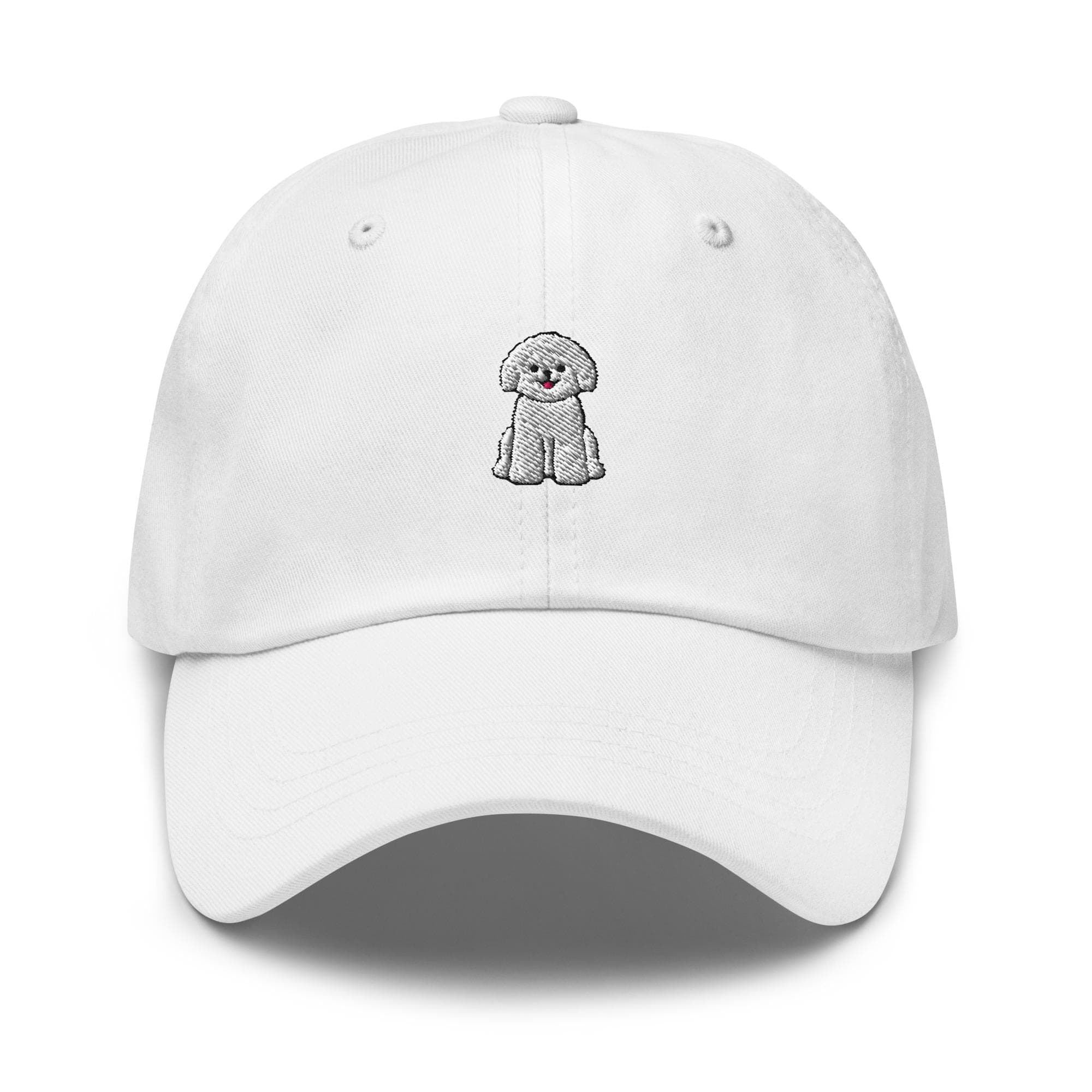 Bichon Hat Embroidered Dad Hat Cute Bichon Frise Cap Gift for Dad Dog Animal Lover Gift for Bichon Frise Dog Owner Cute Small Dog Gift Hat