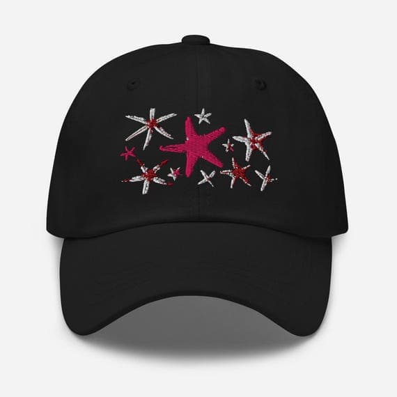 Star fish hat Embroidered Dad Cap