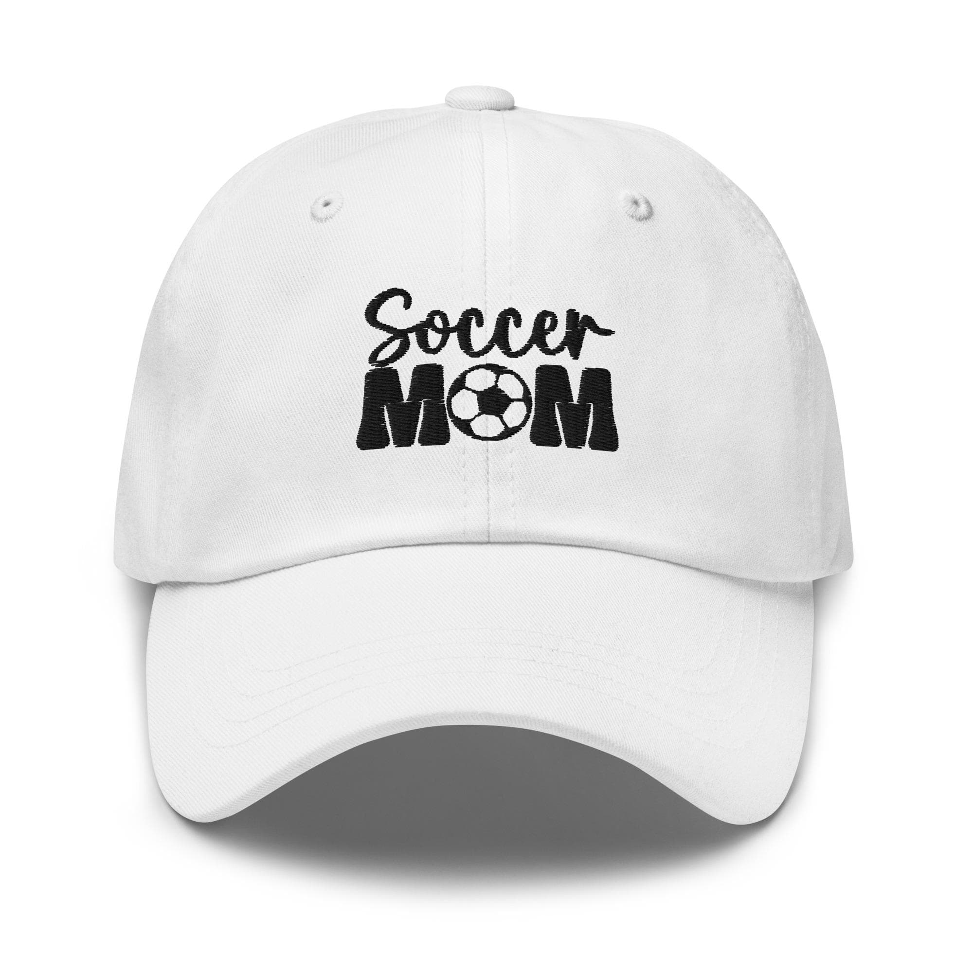 Soccer Mom Hat Embroidered Baseball Cap | Gift for Soccer Moms | Sports Mom Adjustable Dad Hat