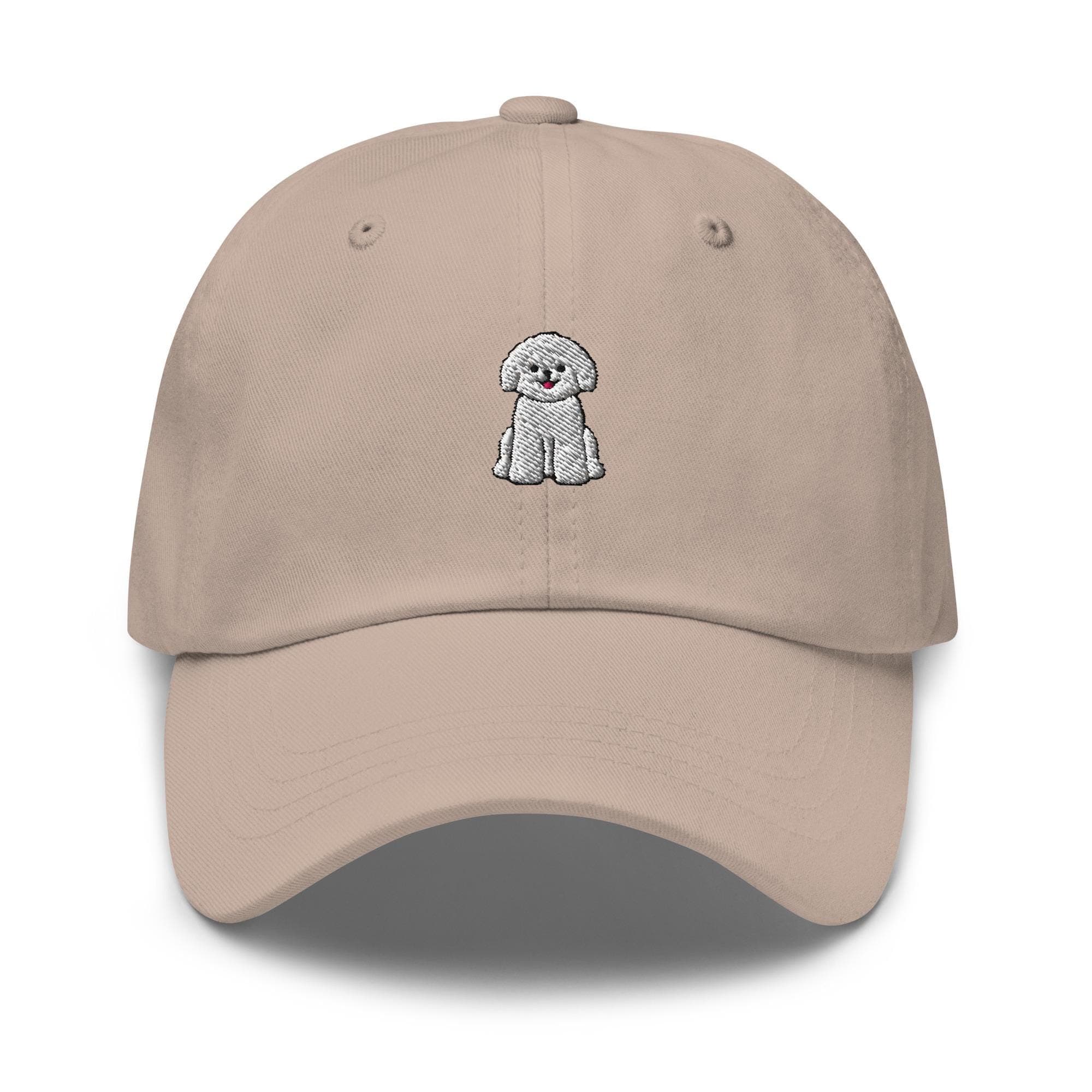 Bichon Hat Embroidered Dad Hat Cute Bichon Frise Cap Gift for Dad Dog Animal Lover Gift for Bichon Frise Dog Owner Cute Small Dog Gift Hat