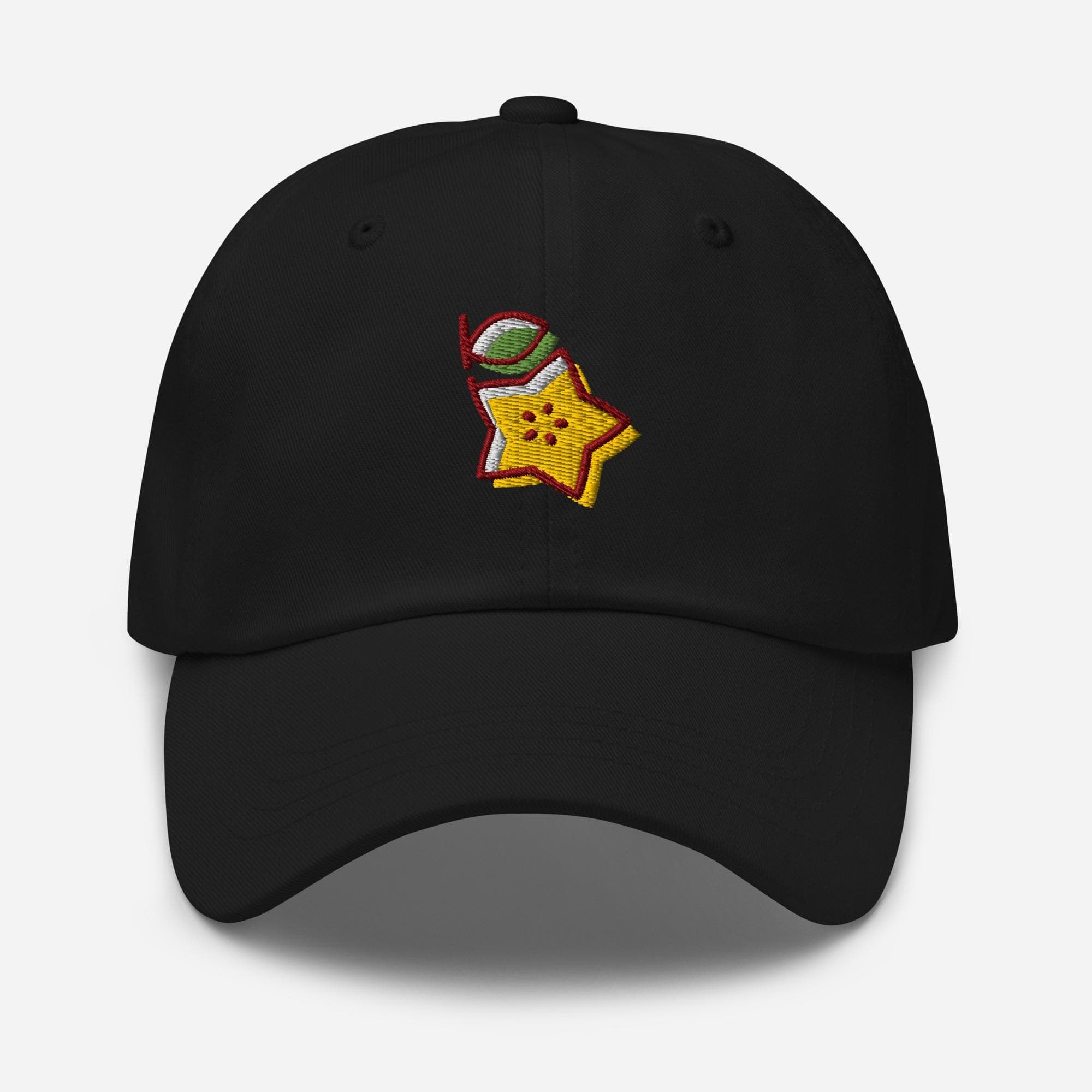 Cute Carambola Dad Cap | Starfruit Embroidered Baseball Hat | Fruit Lover Gift | Casual Unisex Hat