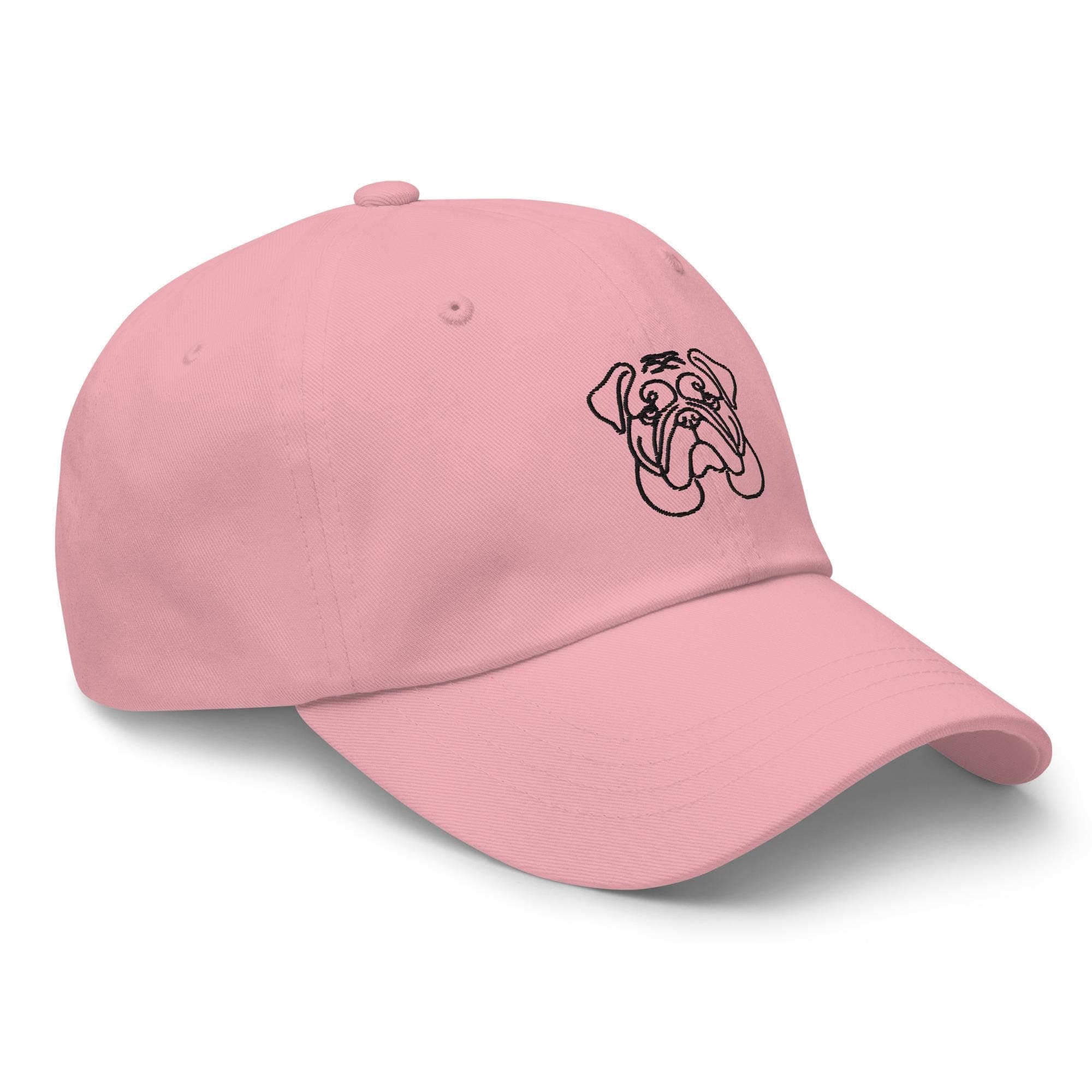 English Bulldog Hat Embroidered Hat Cute Cap Gift for Dad Dog Animal Lover Gift for English Bulldog Dog Owner Baseball Cap