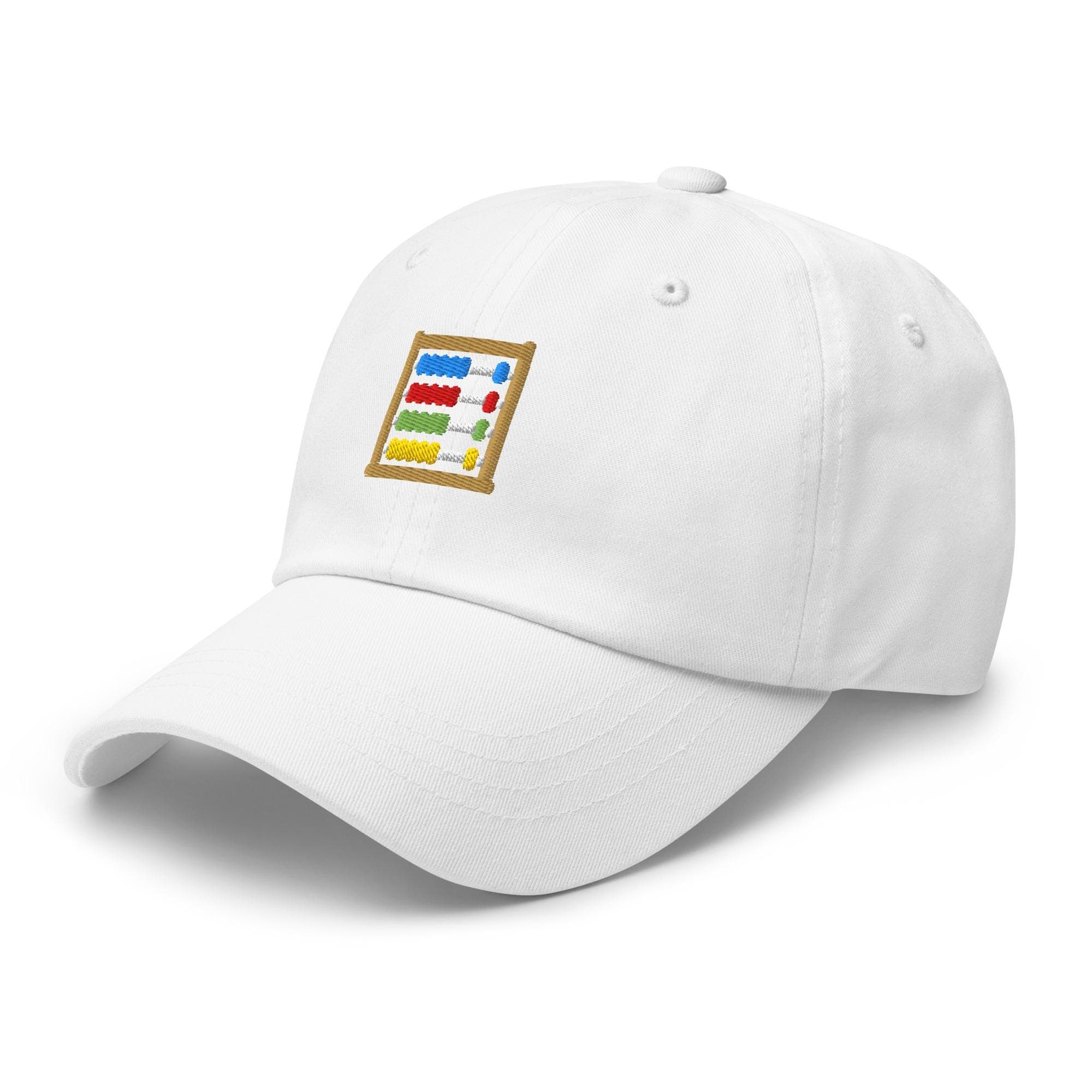 Embroidered Abacus Dad Cap – Math Teacher Gift, Numeracy Baseball Hat, Vintage Dad Hat for Math Lovers