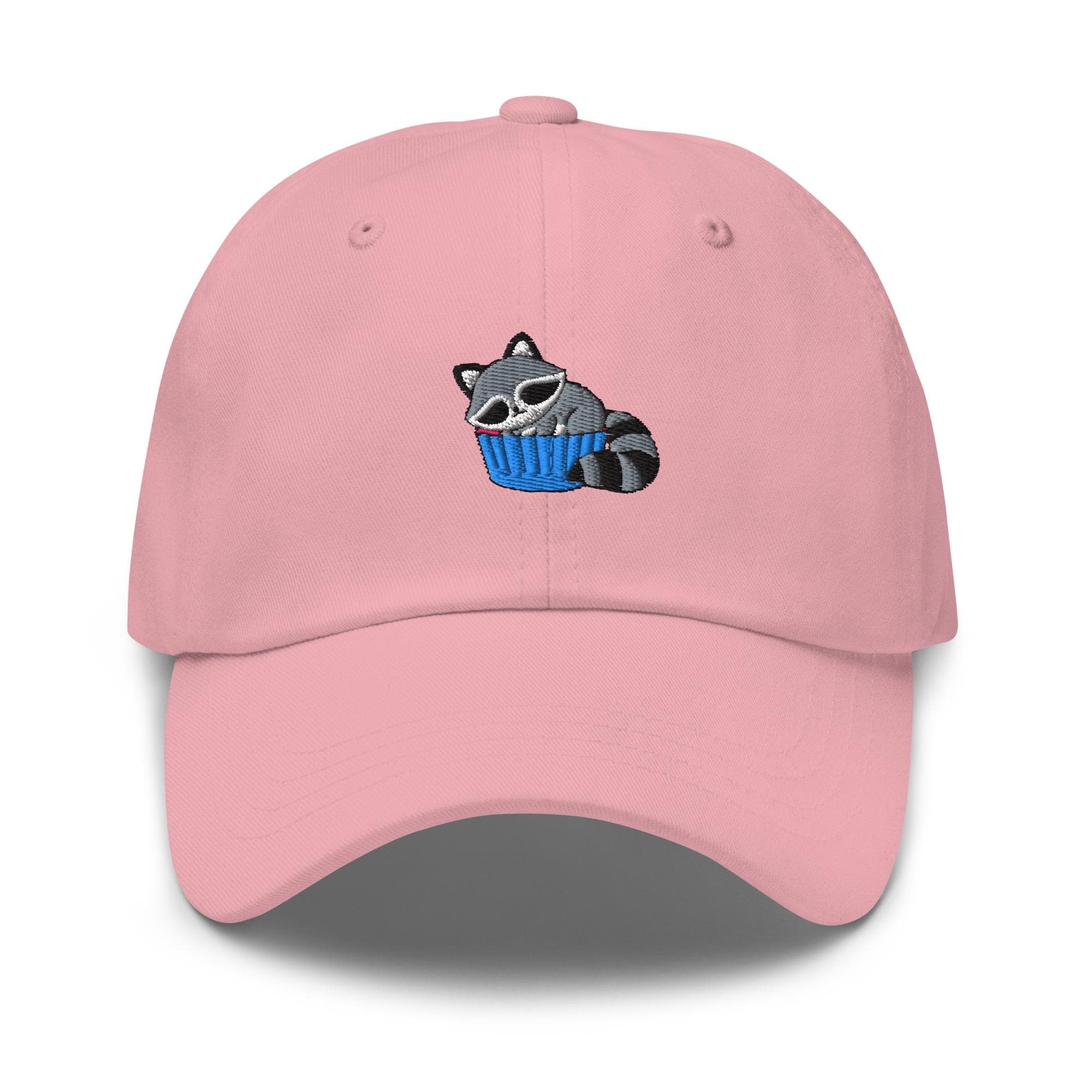 Raccoon Hat Sleeping Embroidered Dad Hat, Gift For Cute Raccoon Lovers Baseball Cap, Dad Cap Gifts, Gift for Dad Gift for Mom Raccoon Hat