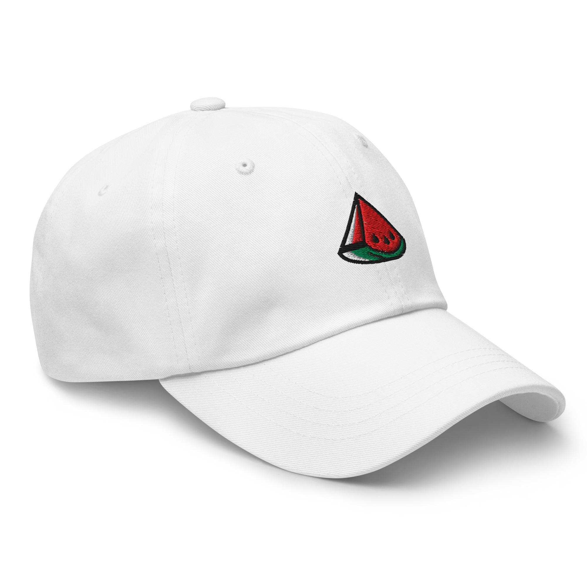 Embroidered Watermelon Hat – Cute Summer Fruit Cap, Watermelon Baseball Dad Hat, Fun Embroidery Gift