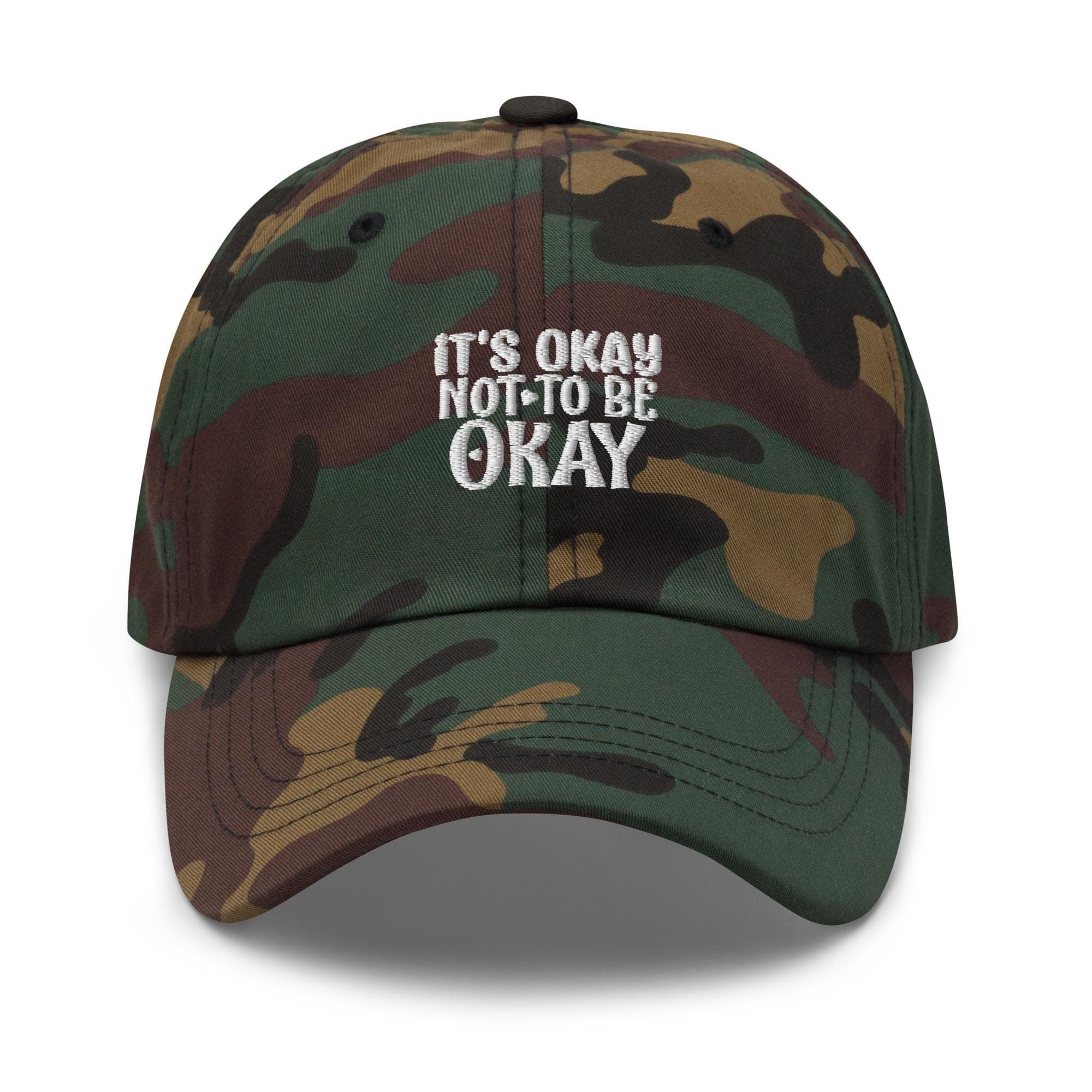 Its Okay To Be Not Okay Embroidered Dad Hat Gift for Dad Mental Hat Self Care Hat Self Love Hat Therapy Hat Mental Health Awareness Cap
