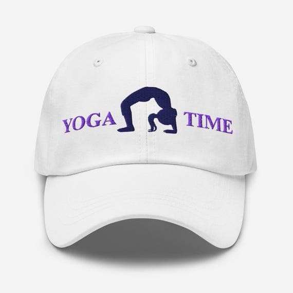 Yoga Dad Cap, Baseball Hat for Yoga Lovers, Mindfulness Embroidered Cap, Relaxation Gift, Casual Streetwear, Unisex Adjustable Hat