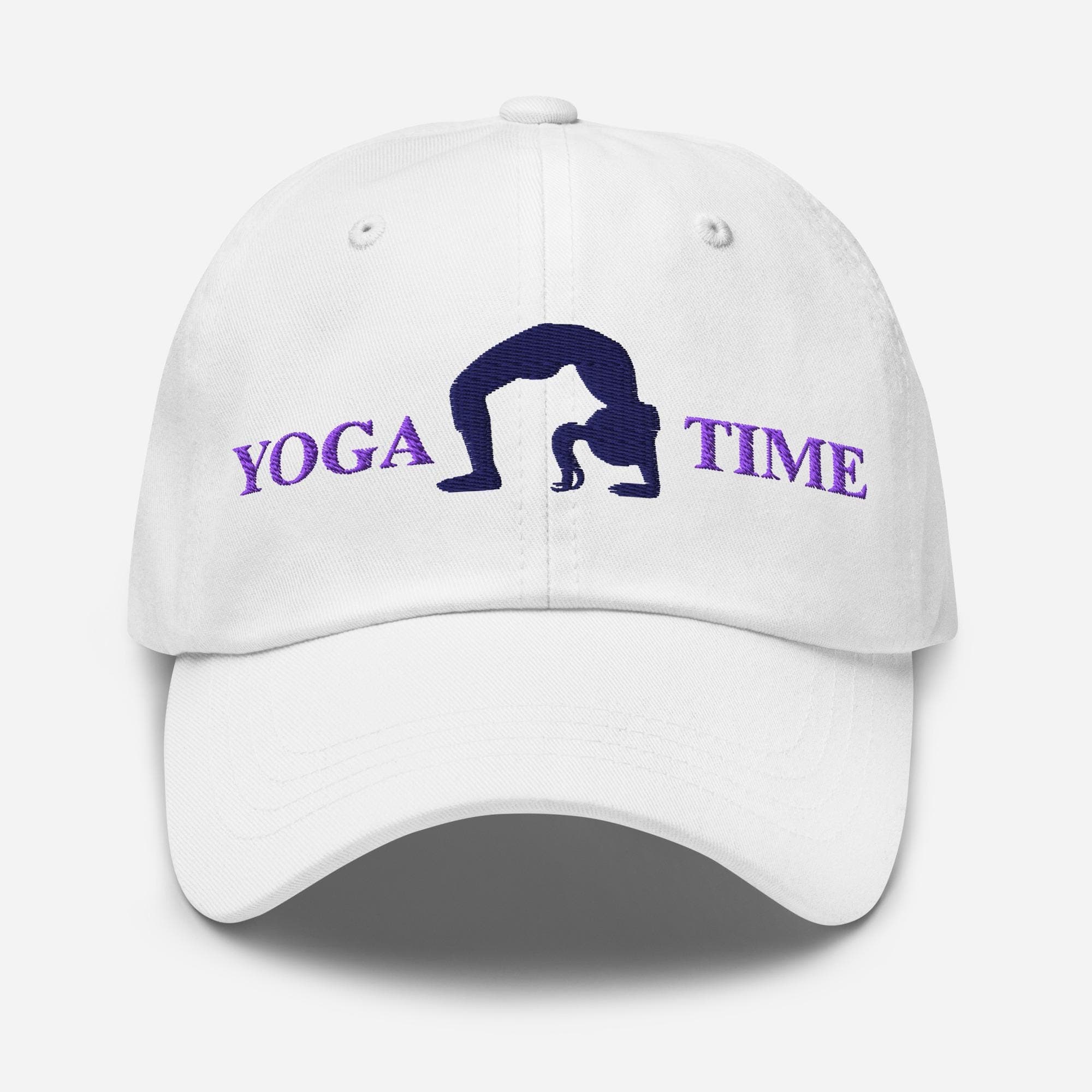 Yoga Dad Cap, Baseball Hat for Yoga Lovers, Mindfulness Embroidered Cap, Relaxation Gift, Casual Streetwear, Unisex Adjustable Hat