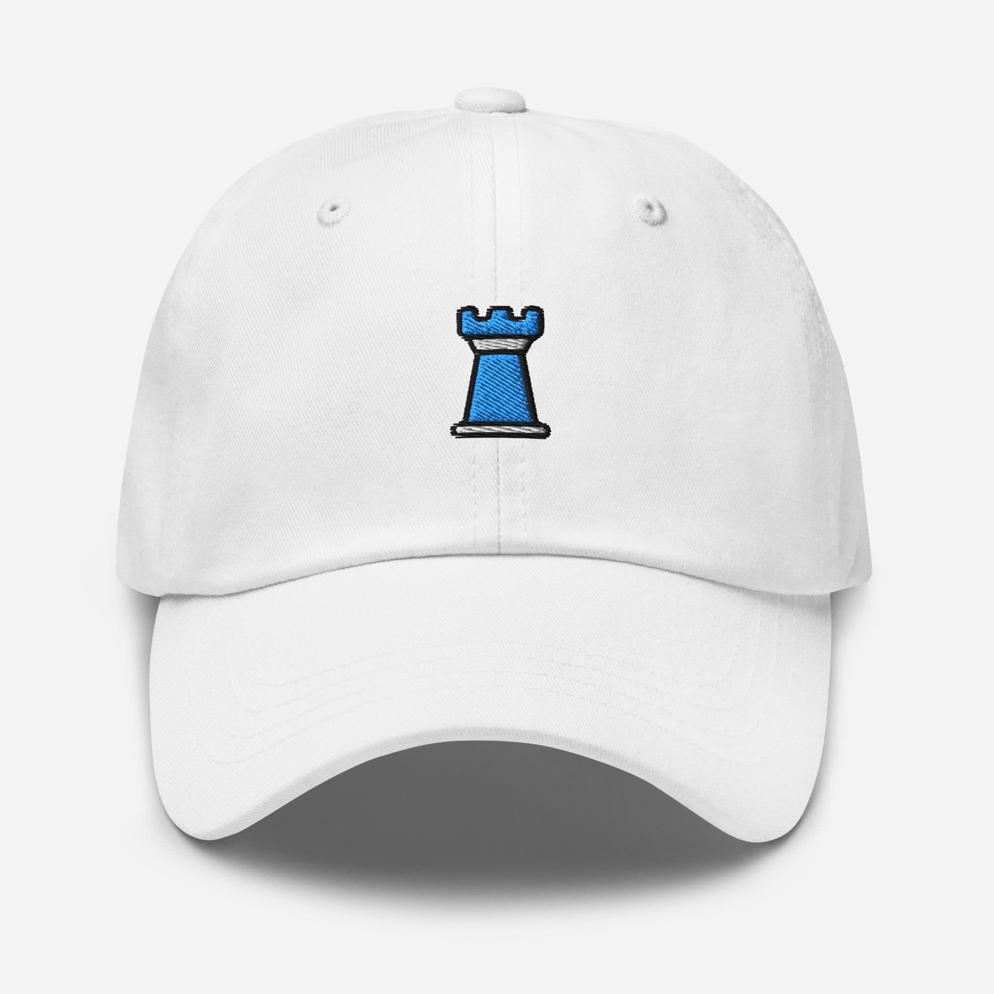 Rook Chess Hat Embroidered Cap | Chess Player Gift | Unisex Chess Dad Cap | Strategic Game Lover Baseball Hat