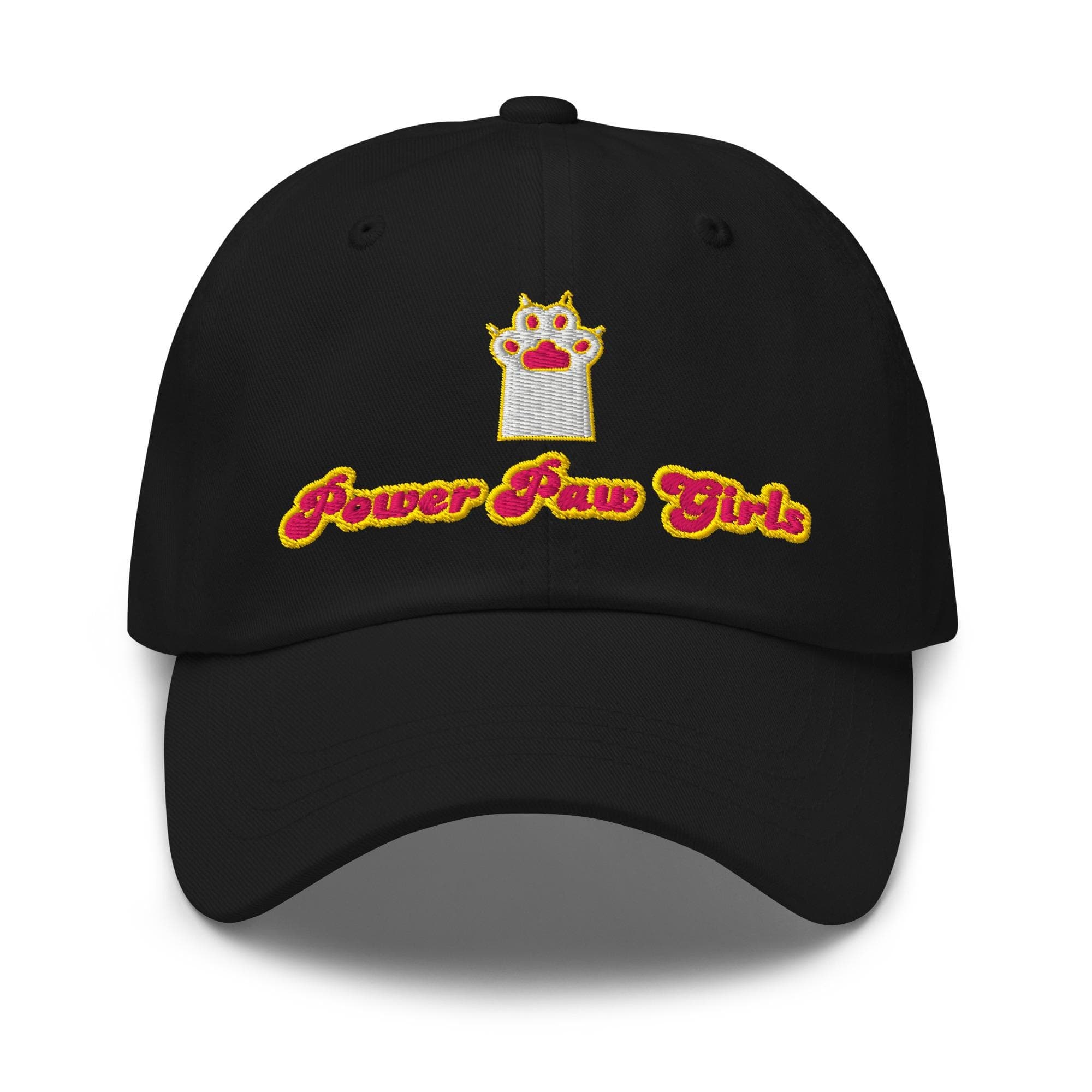 Power Paw Girls Hat | Embroidered Dad Hat | Pink Cat Paw in Hat Gift for Kids Hat | Pink Cat Paw Hat for Girls