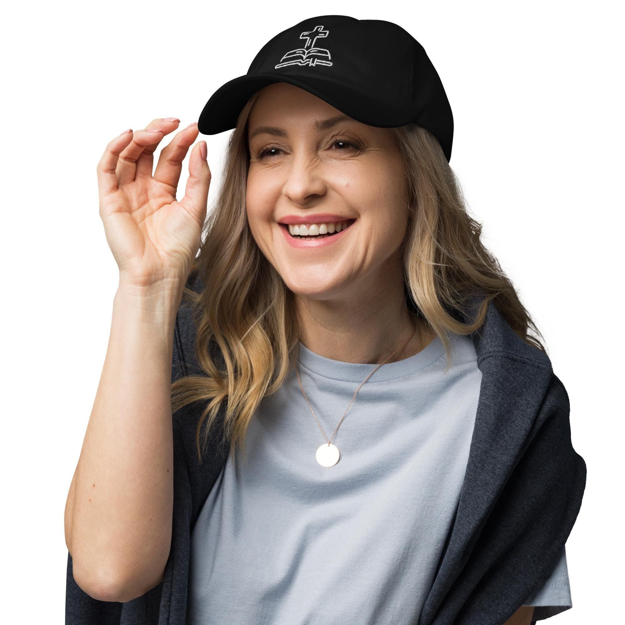 Embroidered Christian Cross Bible Cap | Faith Baseball Hat | Religious Gift for Men Women | Jesus Prayer Dad Hat