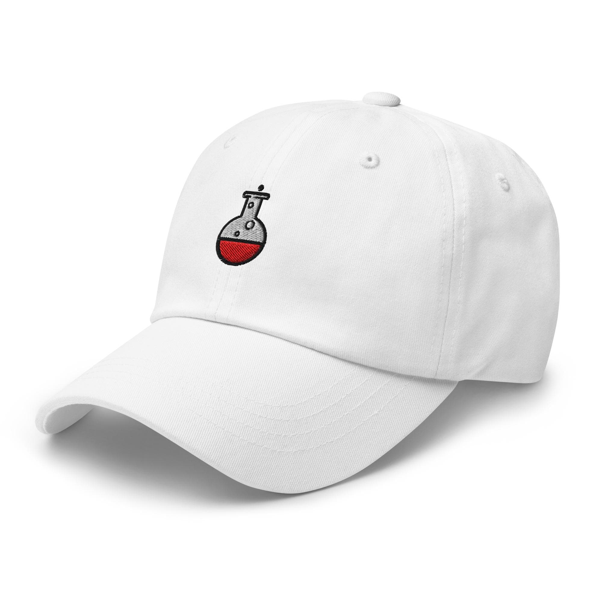 Embroidered Beaker Hat | Science Lab Cap | Chemistry Geek Gift | STEM Embroidery Hat