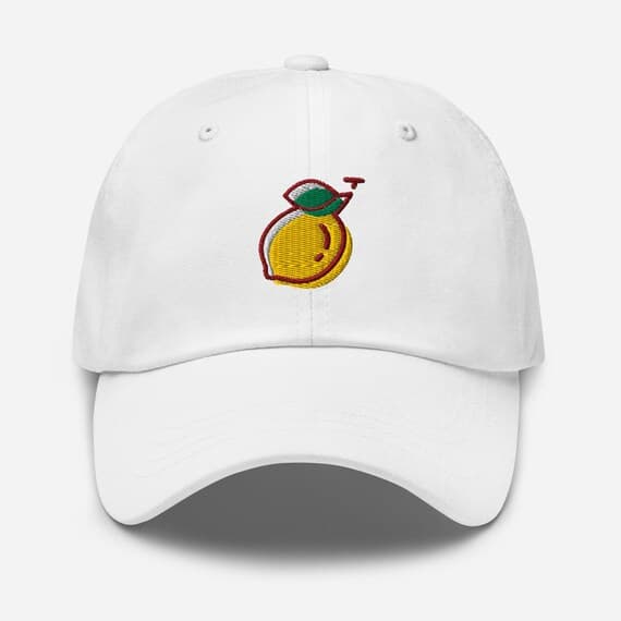 Cute Lemon Dad Cap | Fruit Baseball Hat | Summer Embroidered Cap | Gift for Fruit Lovers | Casual Adjustable Hat